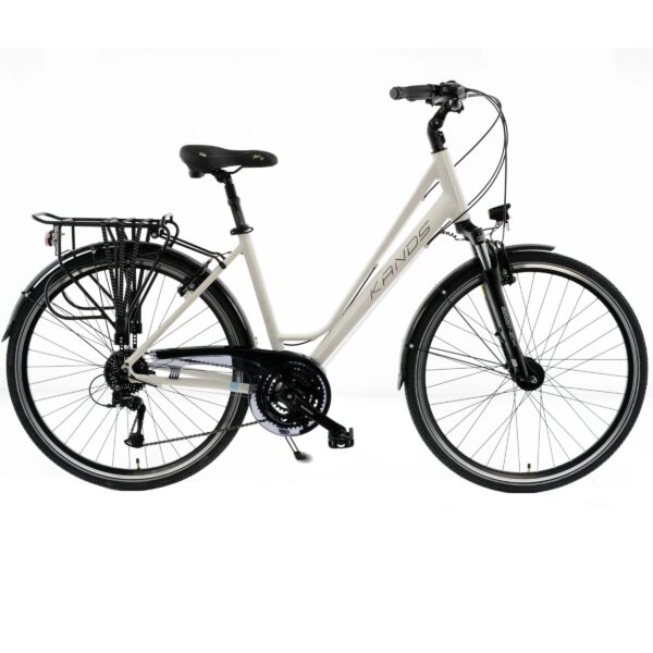 kands elite pro női kerékpár 28" alumínium, 24 sebesség, fehér