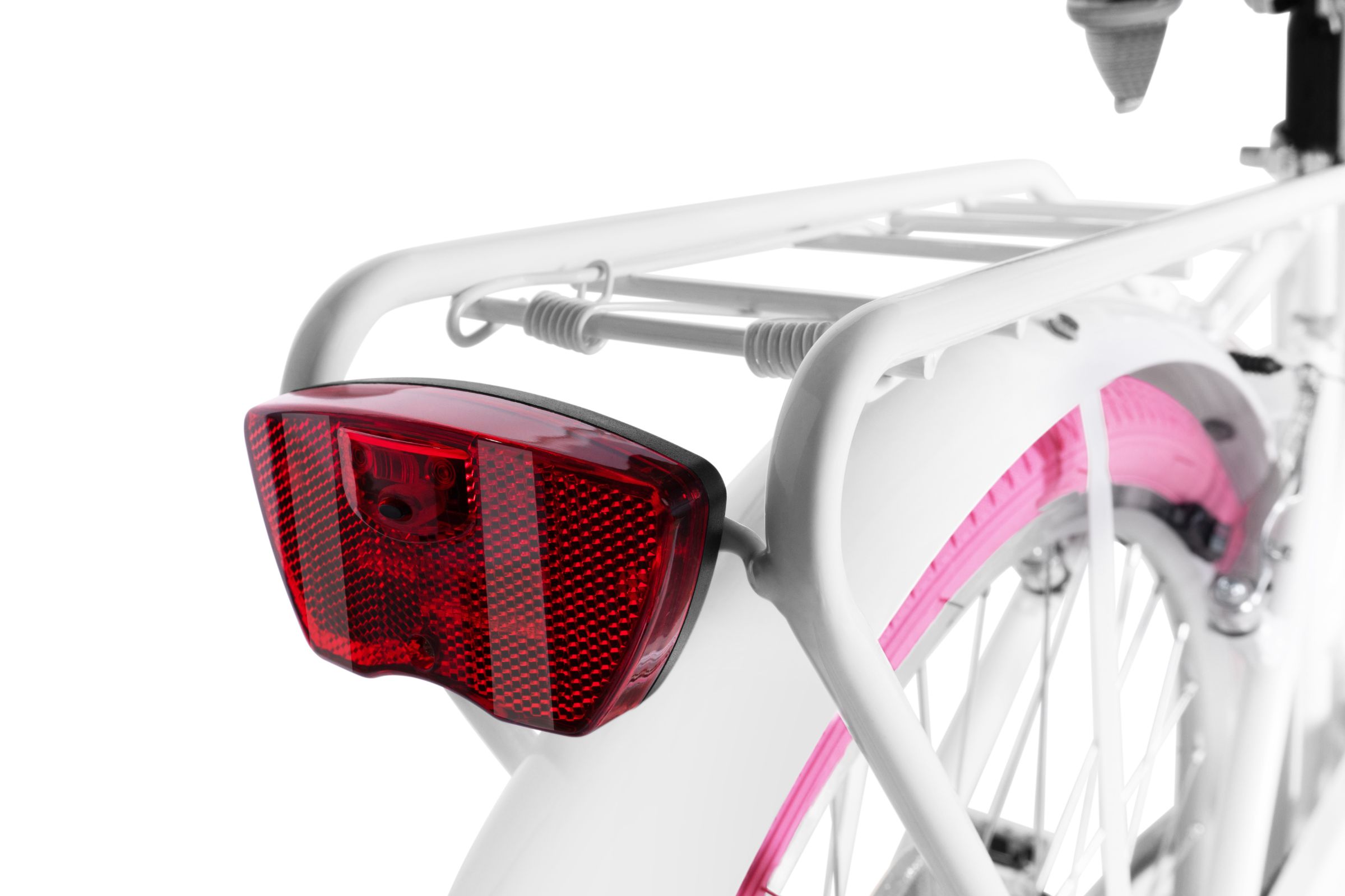 Davi Bianca Cruiser Női Kerékpár Alumínium 7 fokozat 28, 160-185 cm, Fehér/Rózsaszín - Image 3