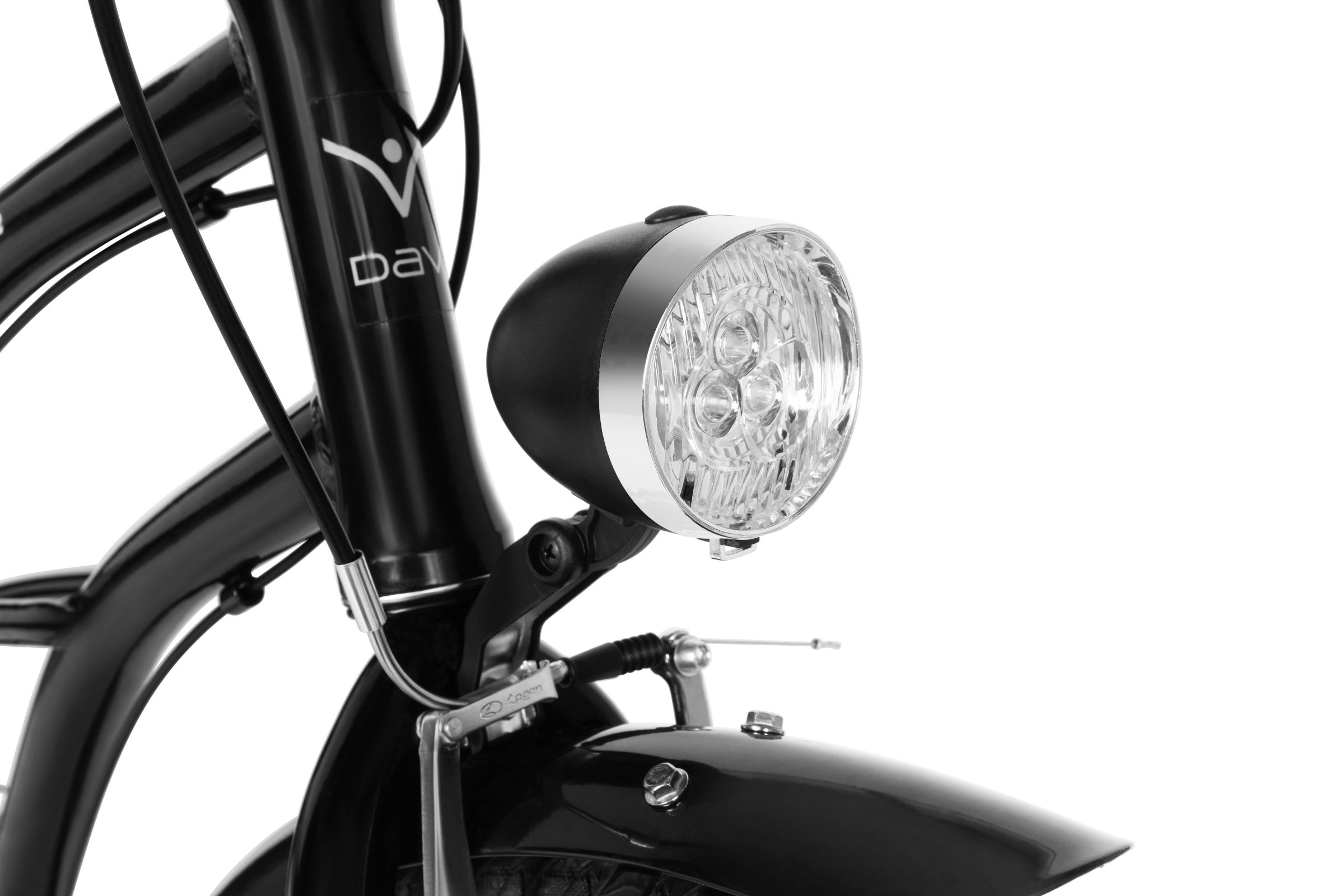 Davi Bianca Cruiser Női Kerékpár Alumínium 7 fokozat 28, 160-185 cm, Fekete - Image 9