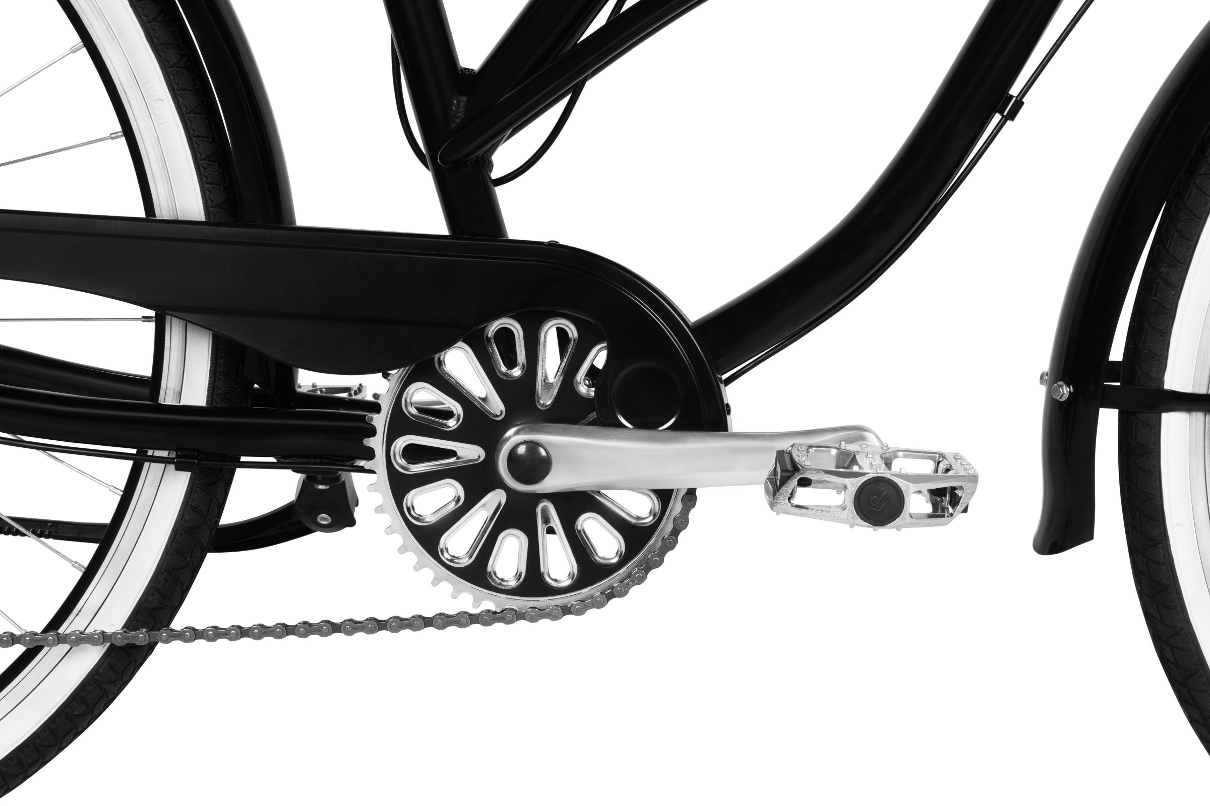 Davi Bianca Cruiser Női Kerékpár Alumínium 7 fokozat 28, 160-185 cm, Fekete - Image 5