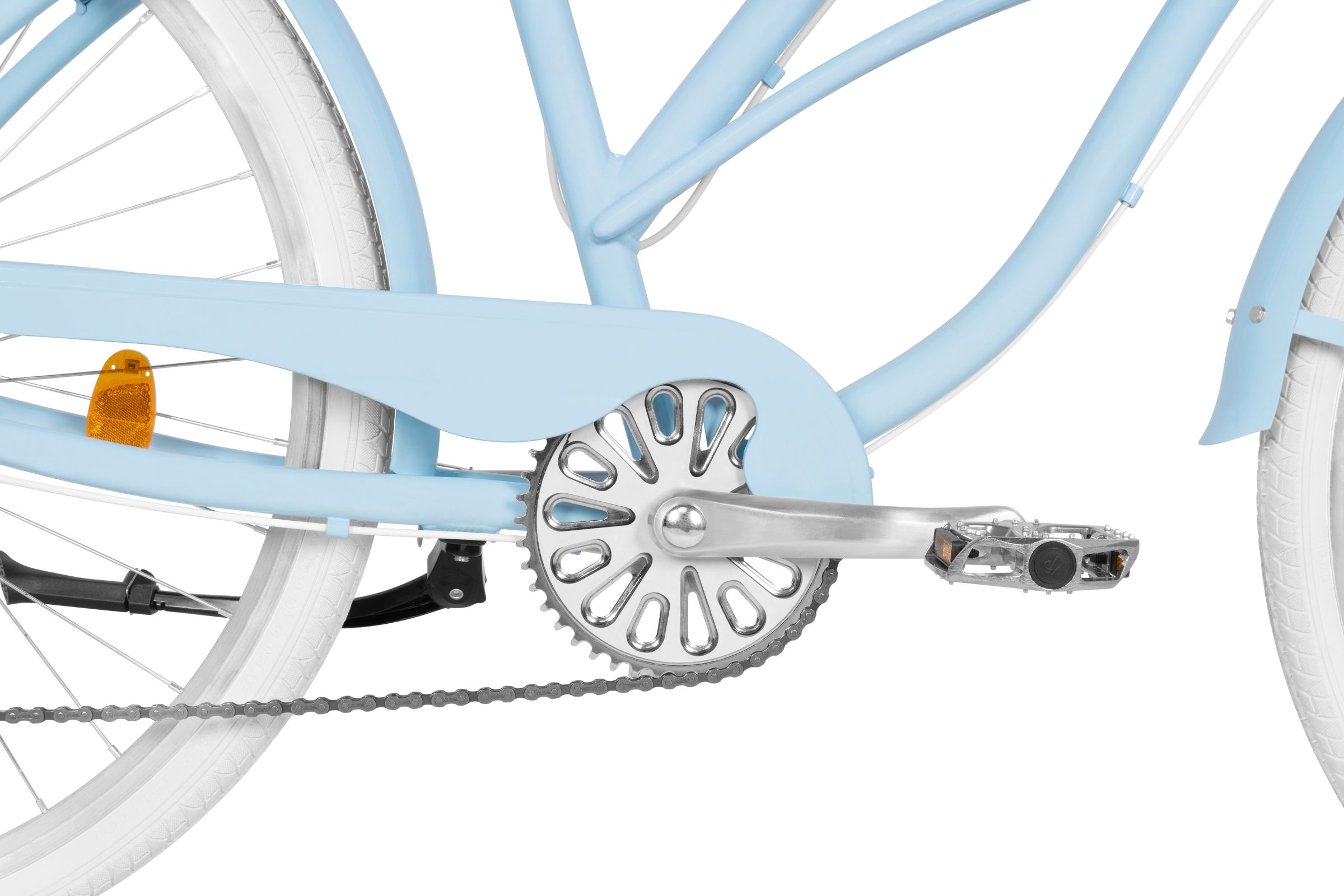 Davi Bianca Cruiser Női Kerékpár Alumínium 7 fokozat 28, 160-185 cm, Kék - Image 5