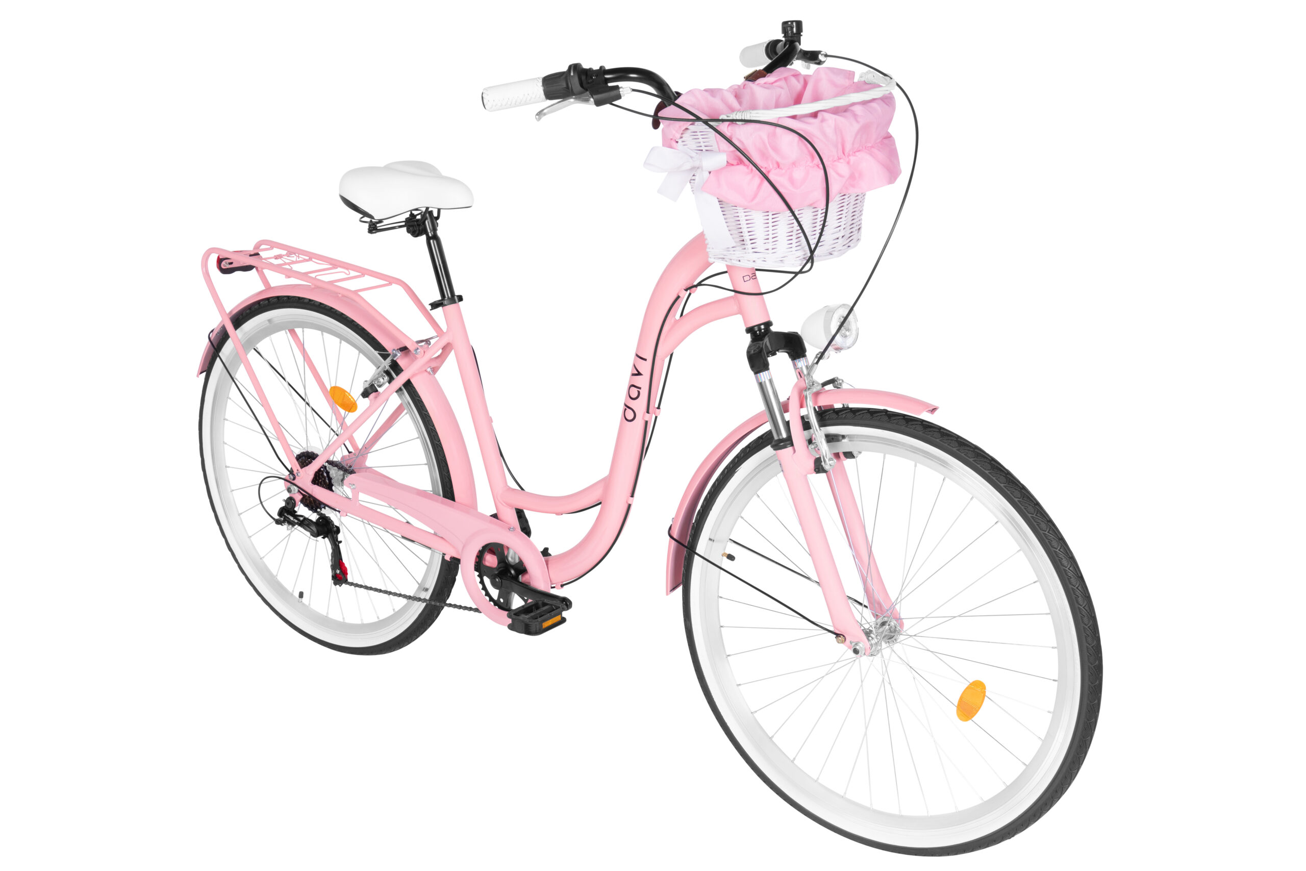 Davi Maria Női kerékpár Alumínium 28", 160-185 cm, 7 fokozat, Rózsaszín - Image 2