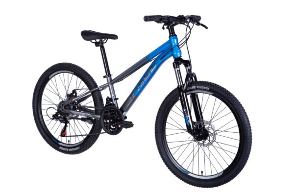 Kék mountain bike eltávolított háttérrel