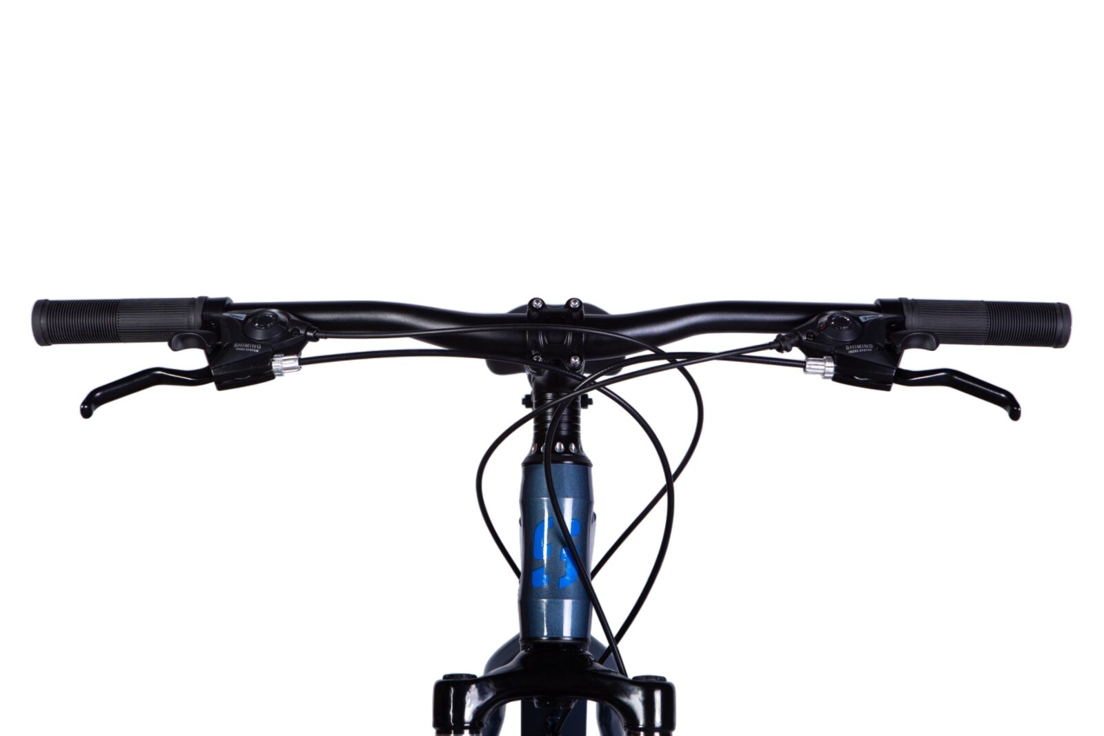 Kerékpár kormány és fékkarok közelről