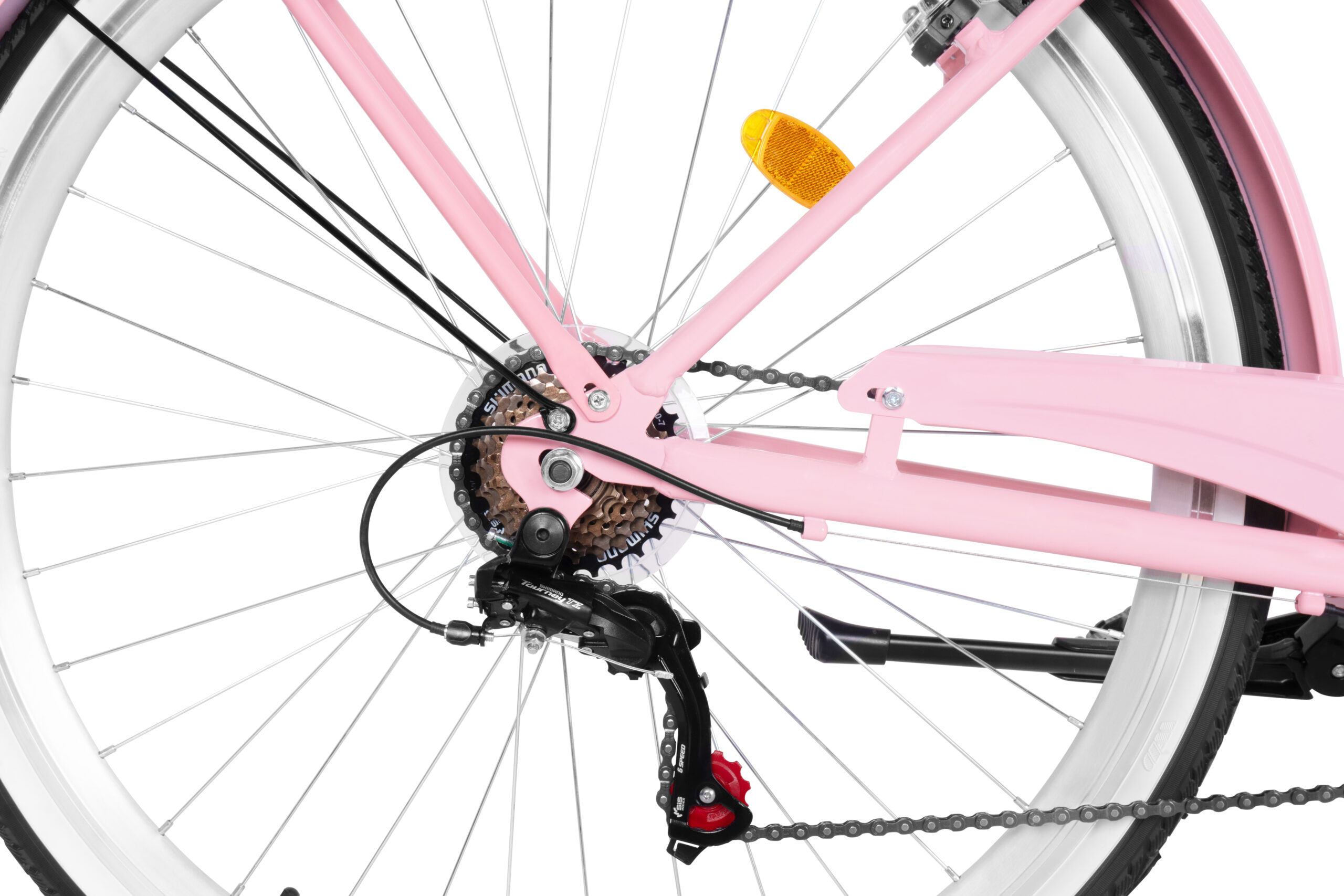 Davi Maria Női kerékpár Alumínium 28", 160-185 cm, 7 fokozat, Rózsaszín - Image 4