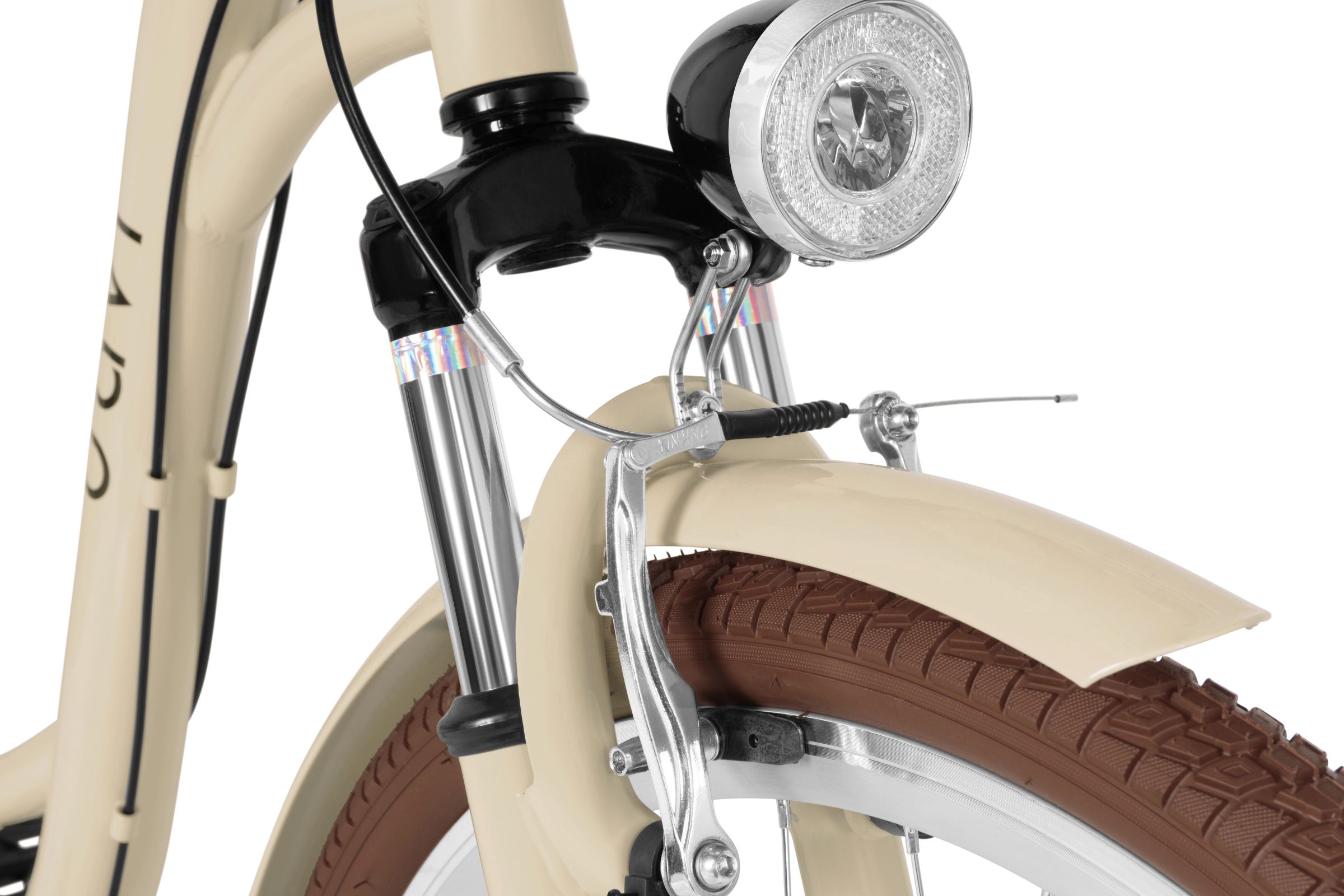 Davi Maria Női kerékpár Alumínium 28", 160-185 cm, 7 fokozat, Kávébarna - Image 10
