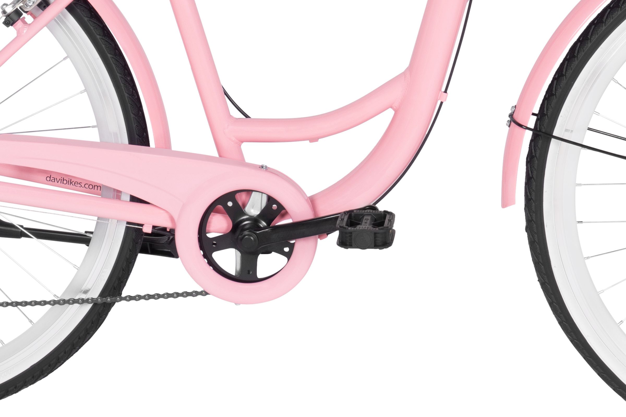 Davi Maria Női kerékpár Alumínium 28", 160-185 cm, 7 fokozat, Rózsaszín - Image 6
