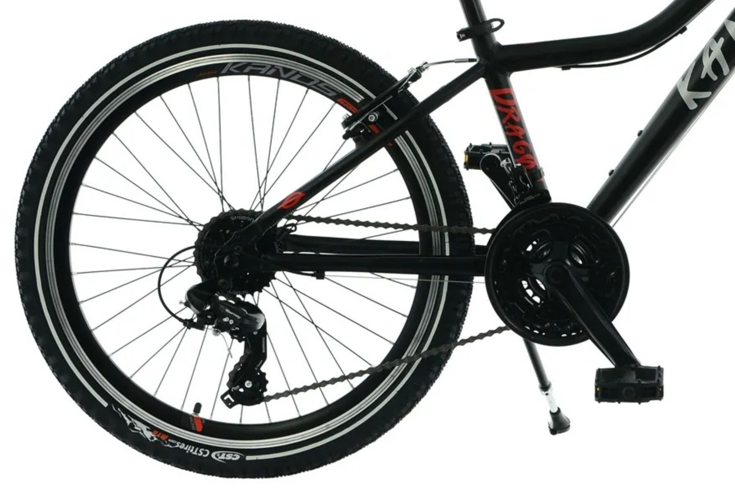 Kands Dragon kerékpár 24'', 130–165 cm, Fekete - Image 6