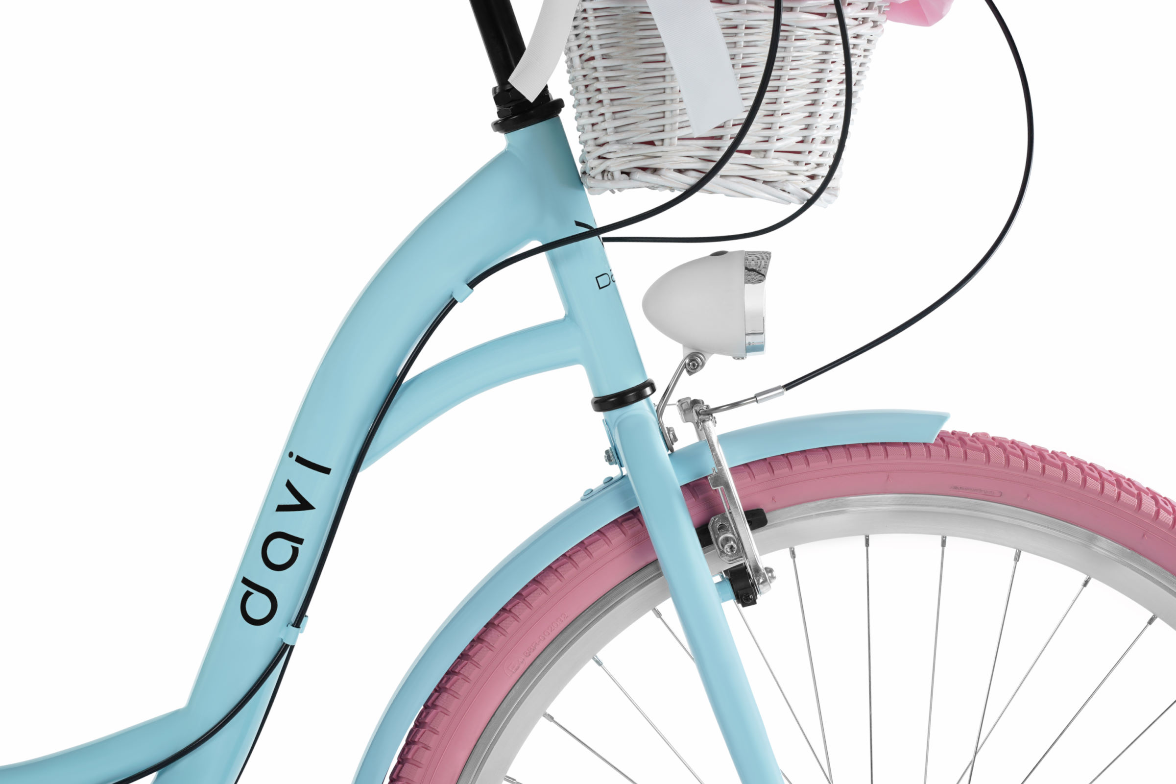 Davi Emma Női kerékpár 28", 160-185 cm, 7 fokozat, Kék/Rózsaszín - Image 4