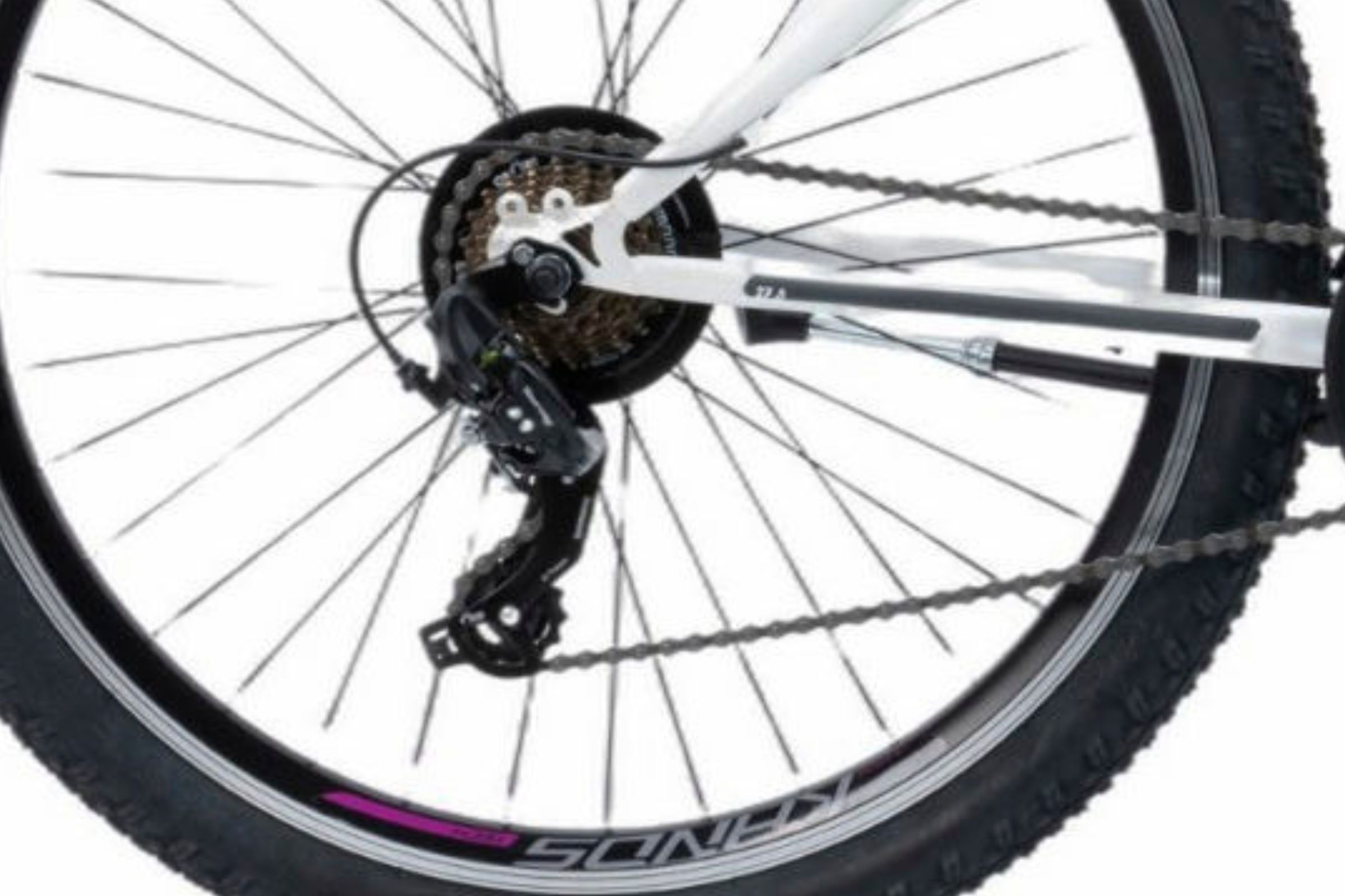 Kerékpár MTB Kands Energy 500, 27,5'', 150-175 cm, 21 fokozat, Fehér/Rózsaszín - Image 5