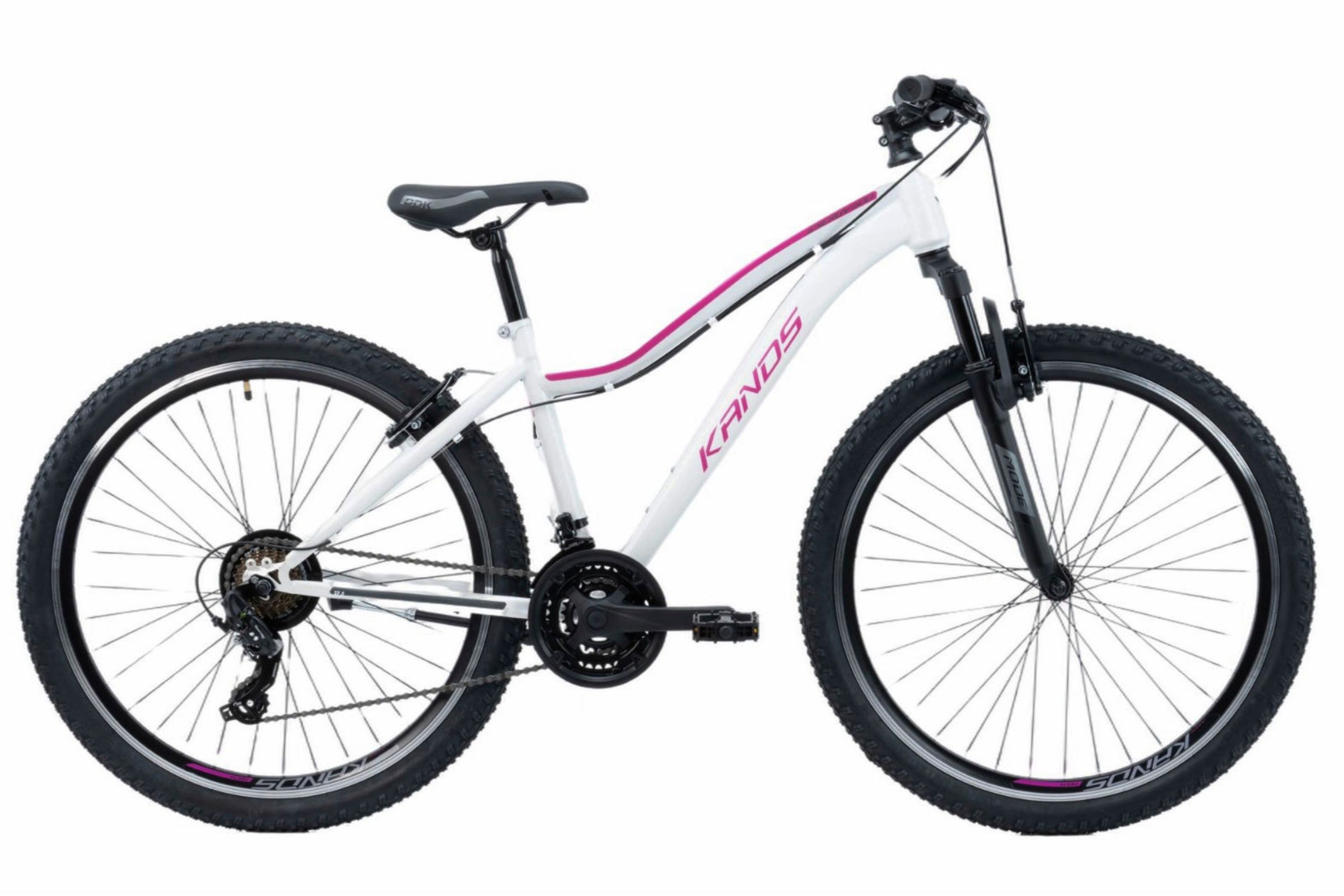 Kerékpár MTB Kands Energy 500, 27,5'', 150-175 cm, 21 fokozat, Fehér/Rózsaszín