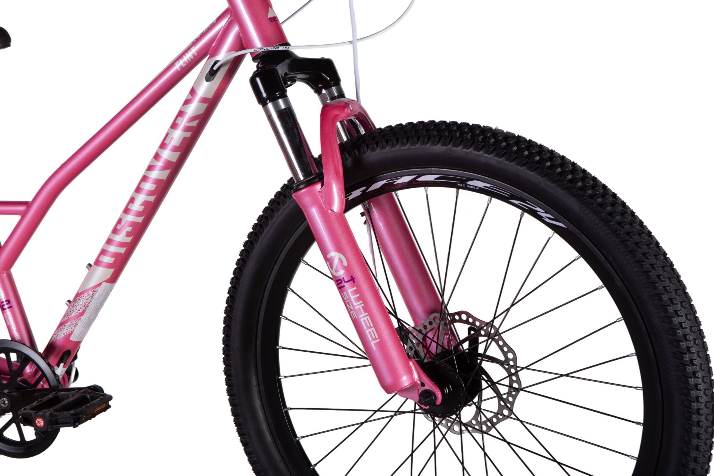 Kerékpár gyermek MTB Flint 24", 130-150 cm, 7 fokozat, Rózsaszín - Image 2