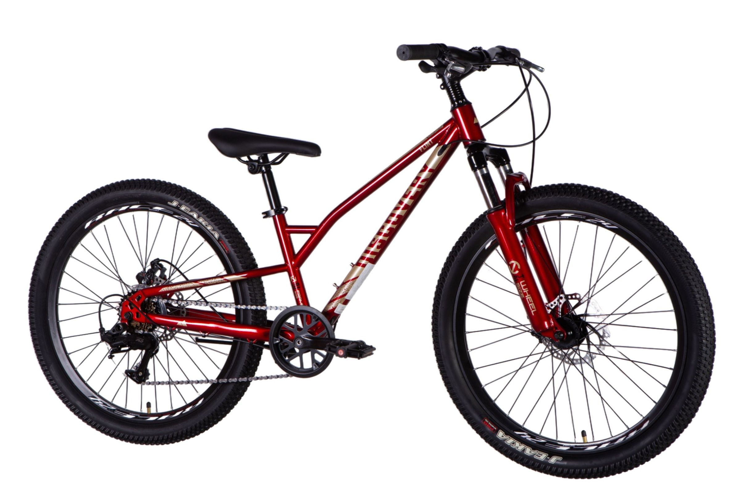 Kerékpár gyermek MTB Flint 24", 130-150 cm, 7 fokozat, Piros - Image 2