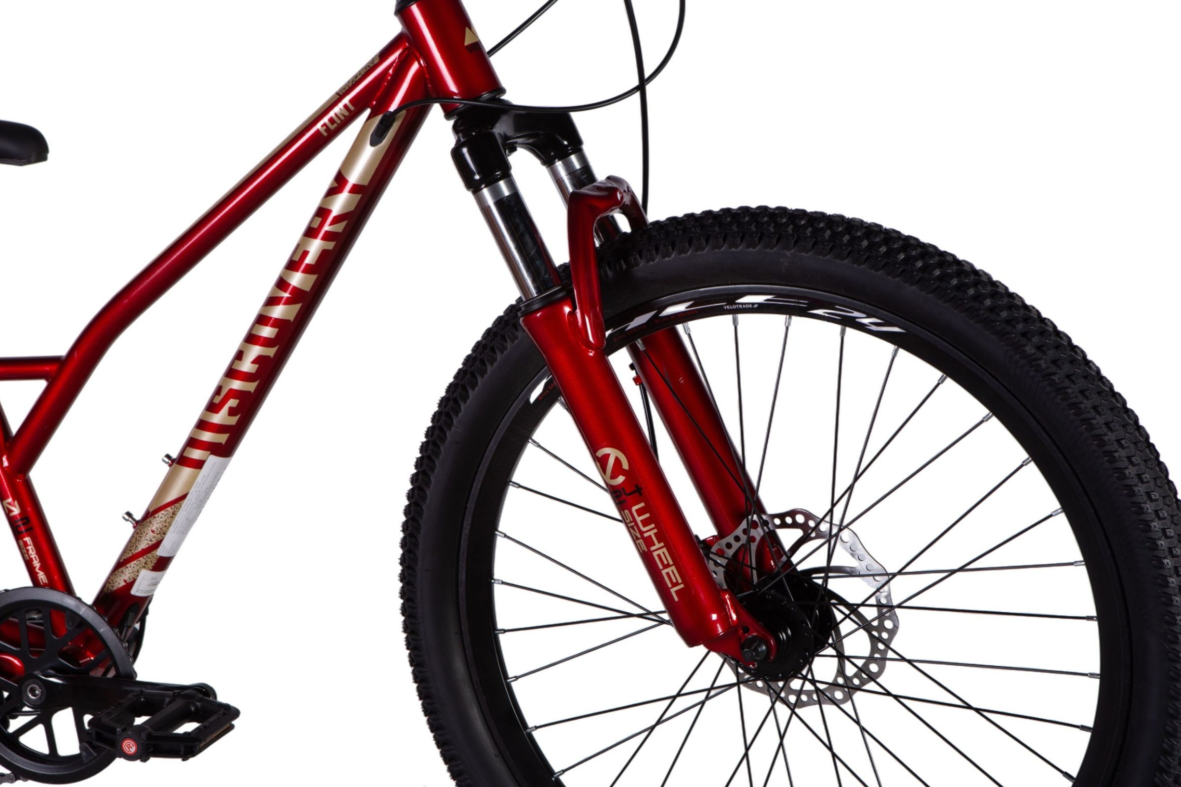 Kerékpár gyermek MTB Flint 24", 130-150 cm, 7 fokozat, Piros - Image 6