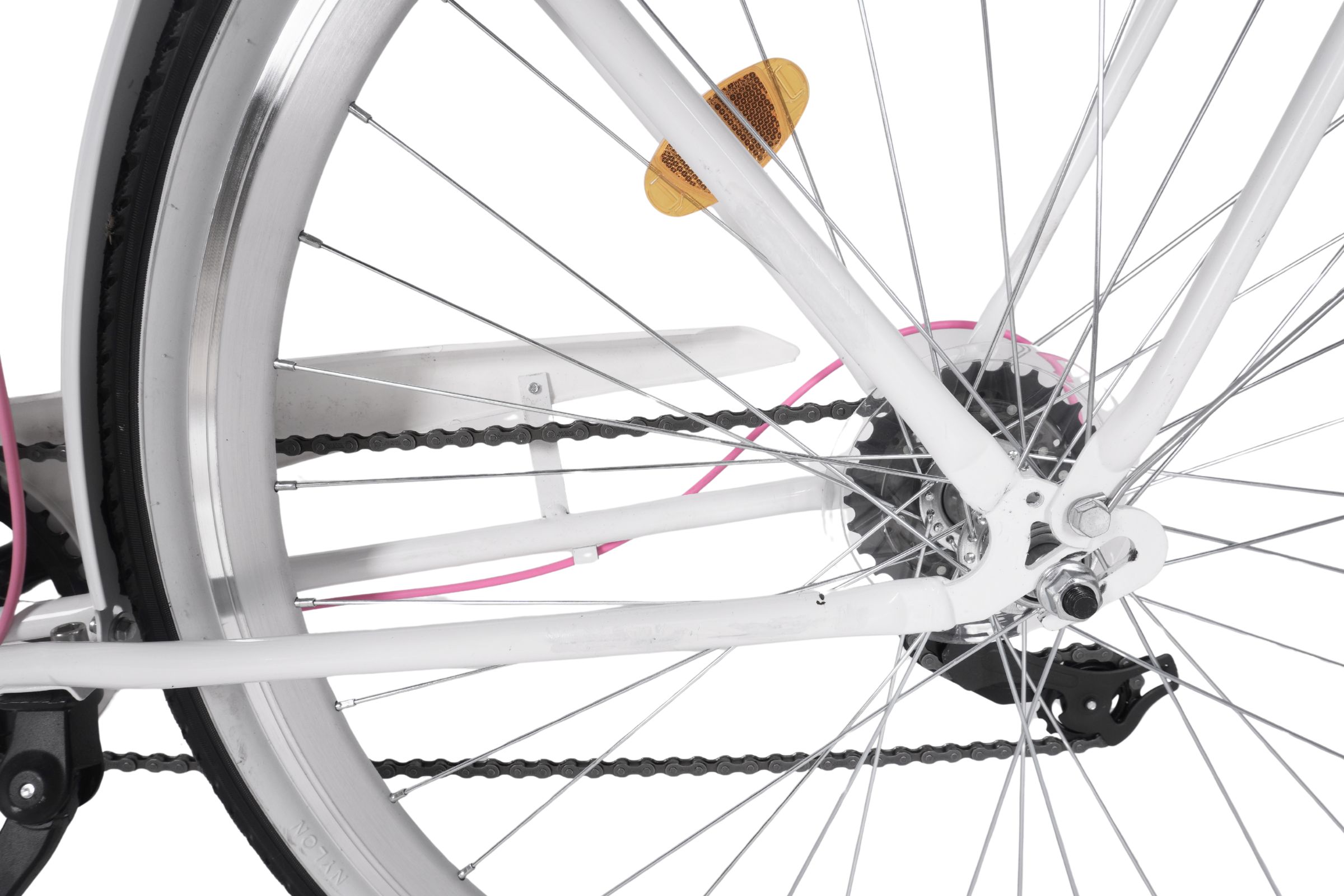 Davi Emma Női kerékpár 28", 160-185 cm, 7 fokozat, Fekete-fehér - Outlet - Image 5