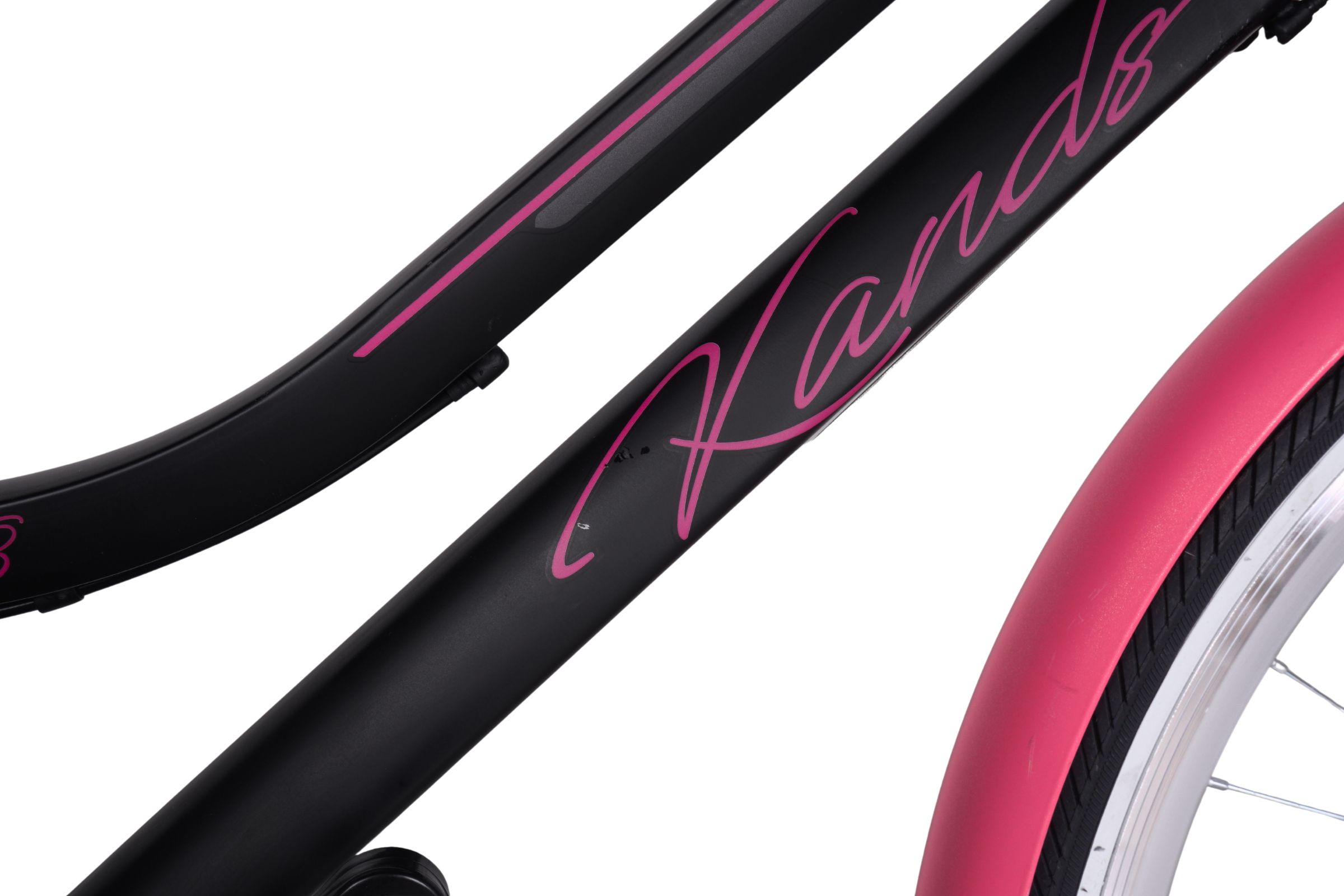 Kands VS-3 kerékpár 26", Acél, 150-175 cm, 18 fokozat, Fekete-rózsaszín - Outlet - Image 8