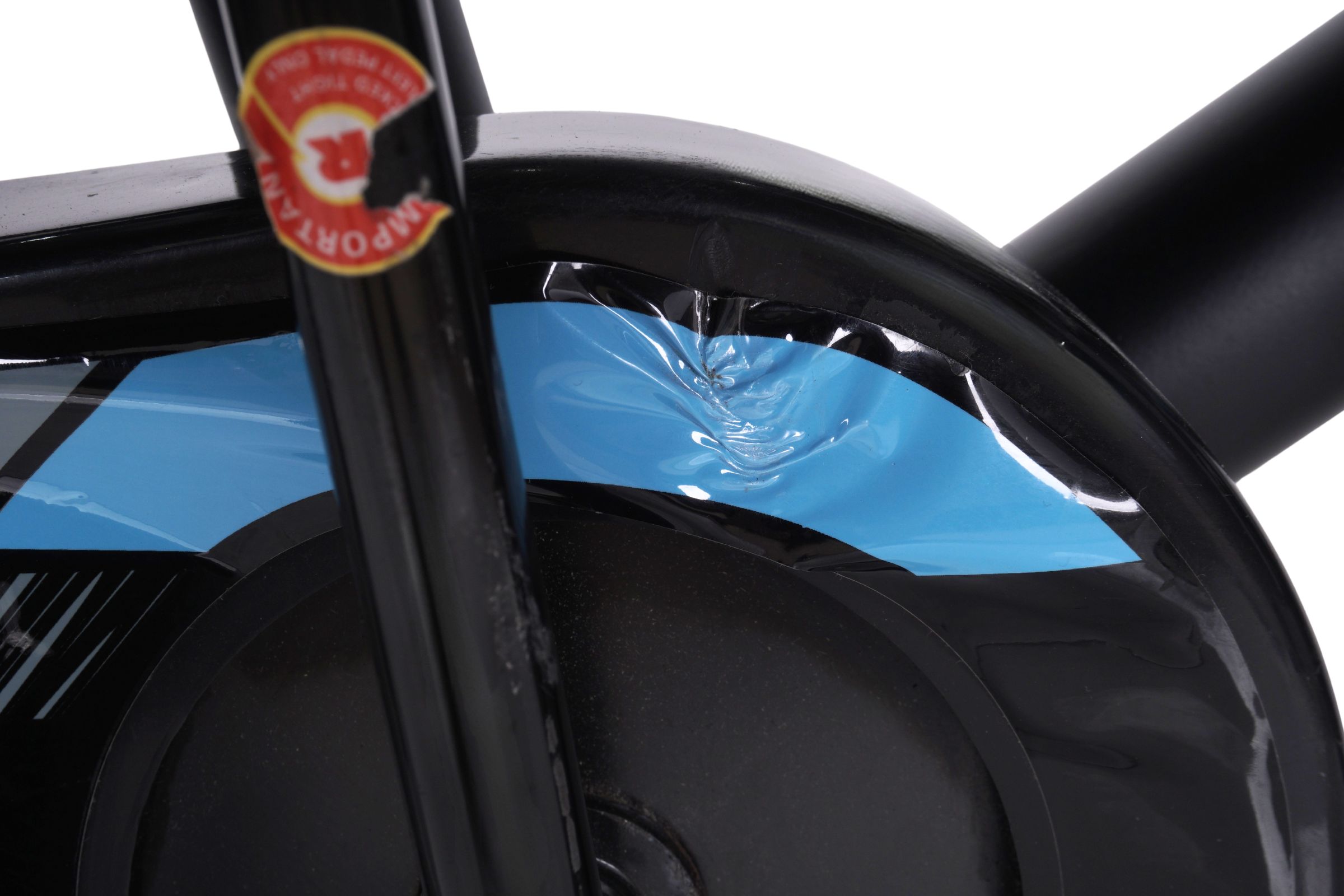 Gyerek kerékpár Ninja BMX, 16", 110-145 cm, Fekete-kék - Outlet - Image 5