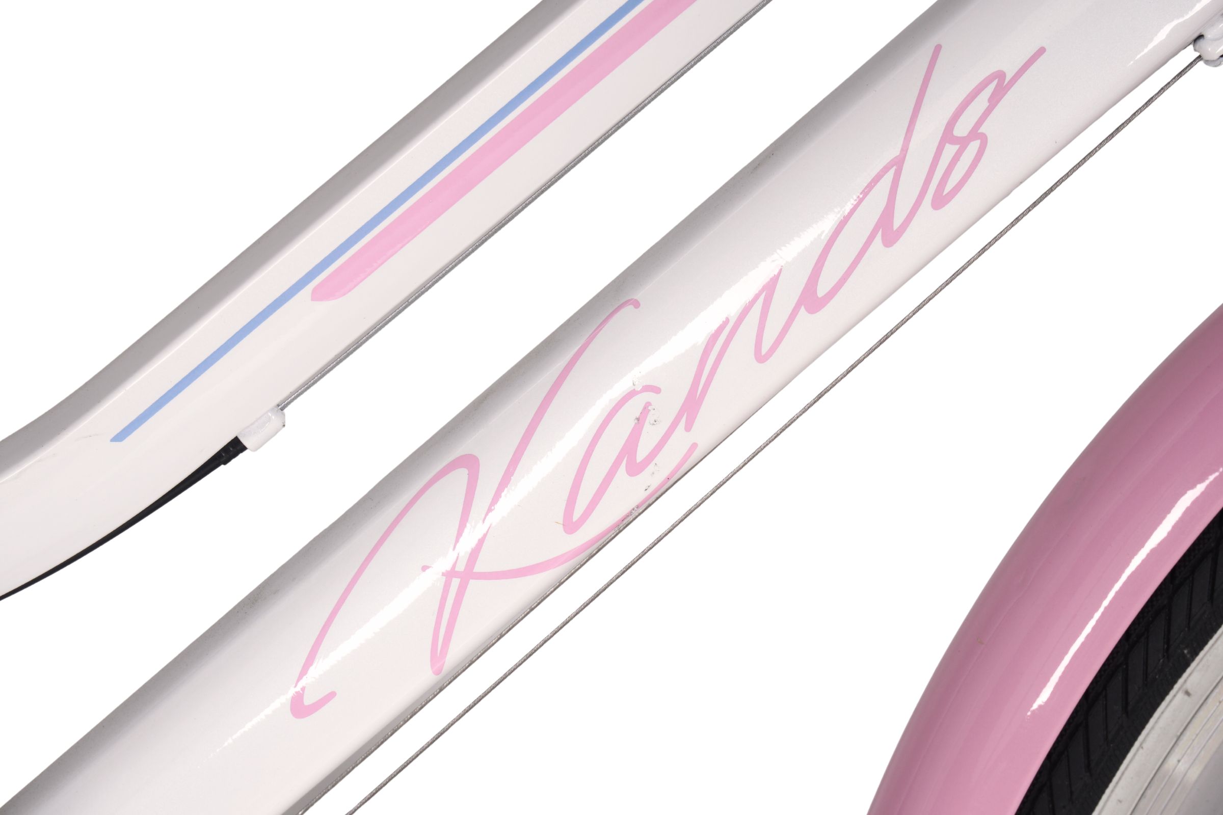 Kands VS-3 kerékpár 26", Acél, 150-175 cm, 18 fokozat, Fehér-rózsaszín - Outlet - Image 5