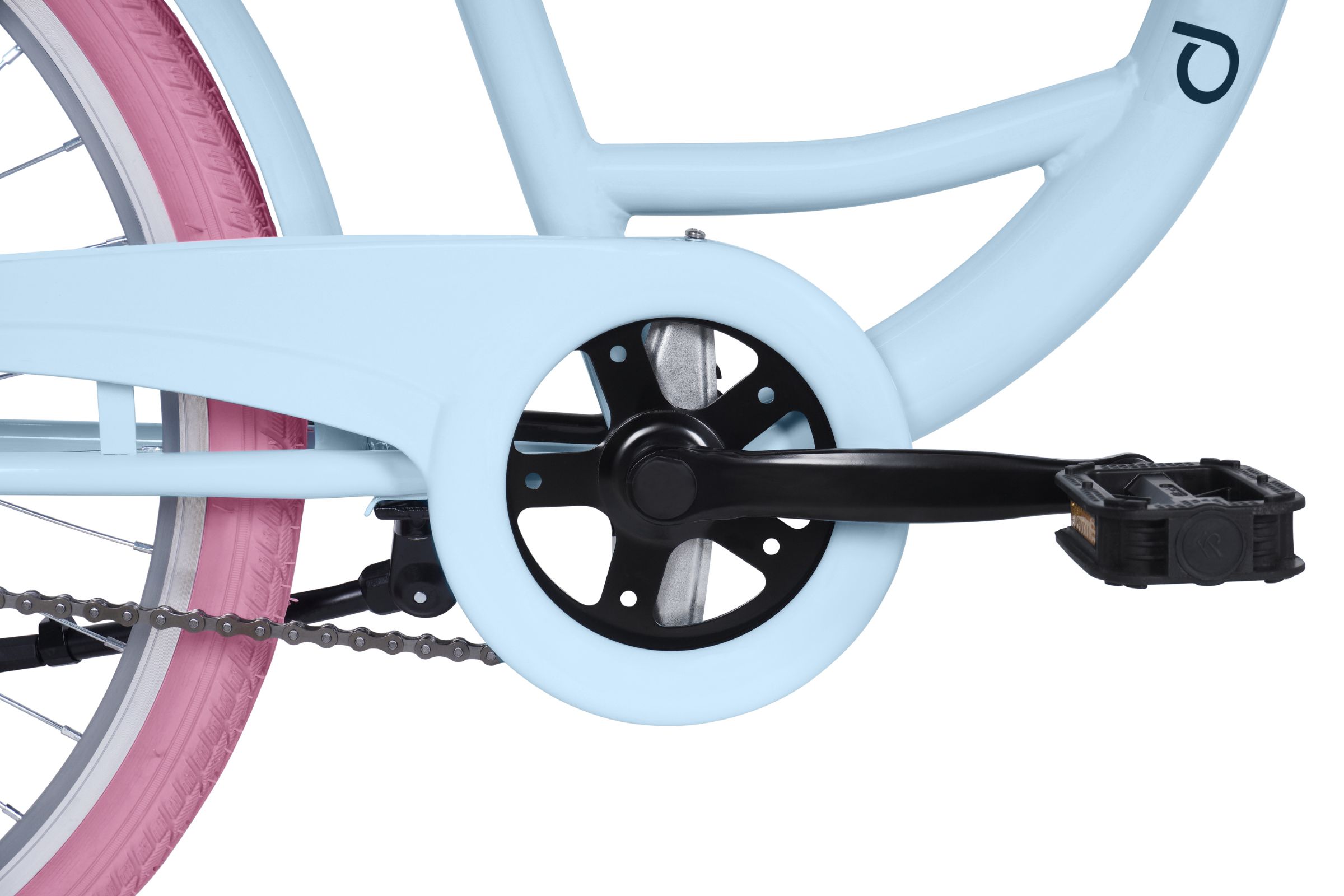 Davi Amelia Gyerek kerékpár 24", 130-165 cm, 1 fokozat, Kék/Rózsaszín - Image 6