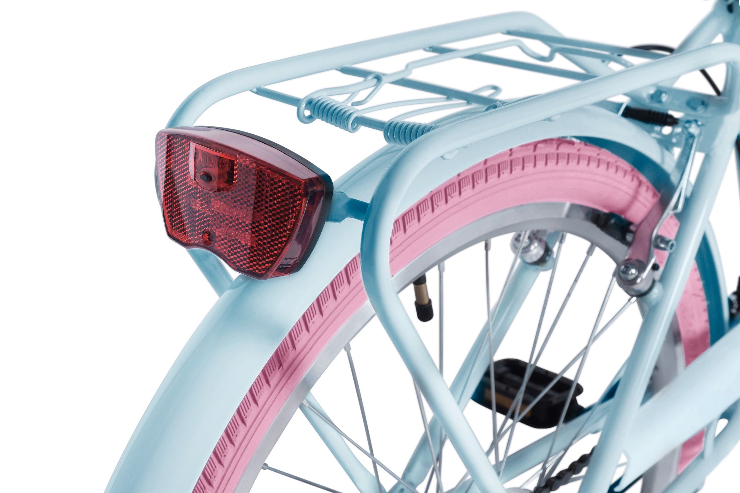Davi Amelia Gyerek kerékpár 24, 130-165 cm, 7 fokozat, Kék/Rózsaszín - Image 8