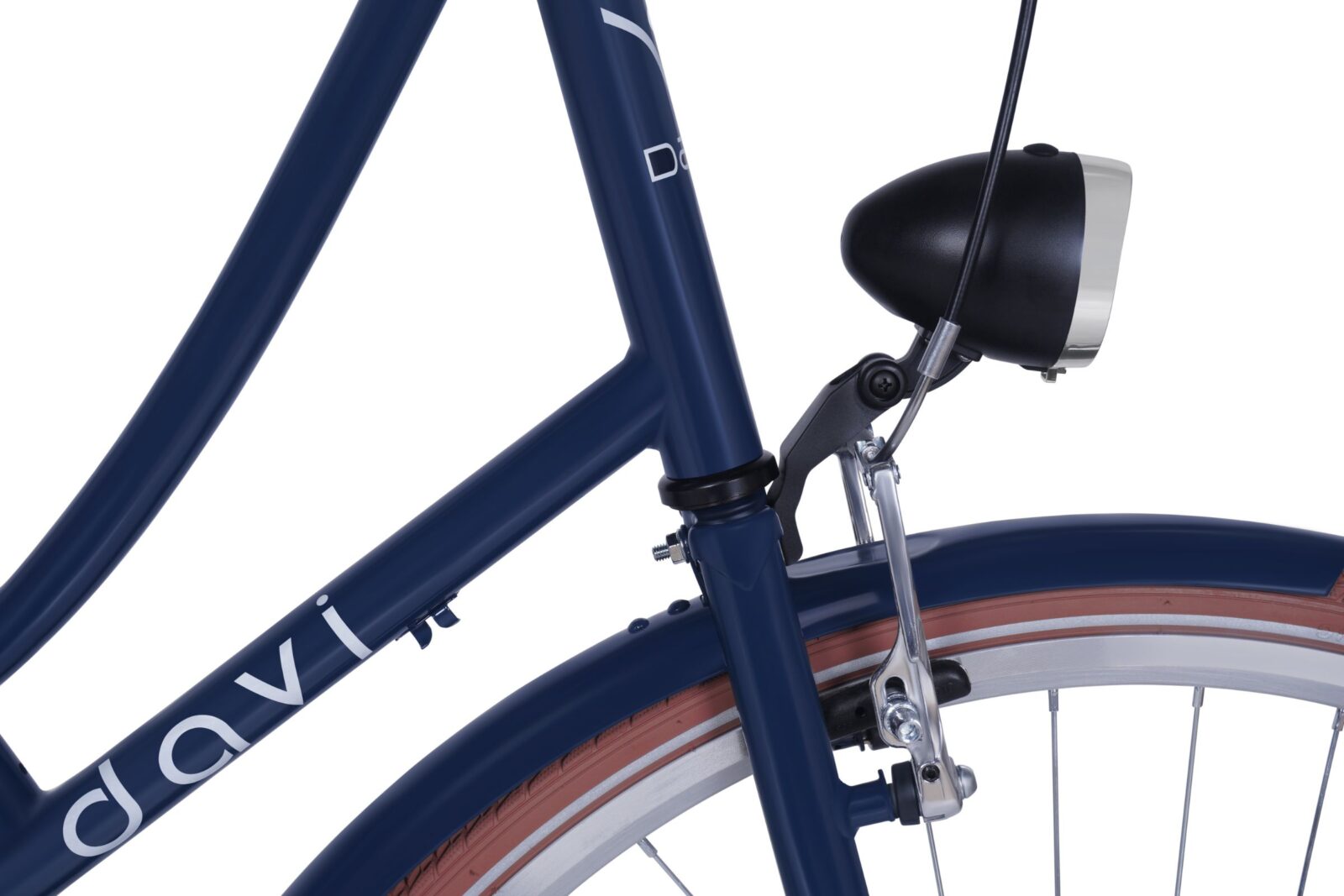 davi alma női kerékpár 28", 160 185 cm, 1 fokozat, sötétkék/barna