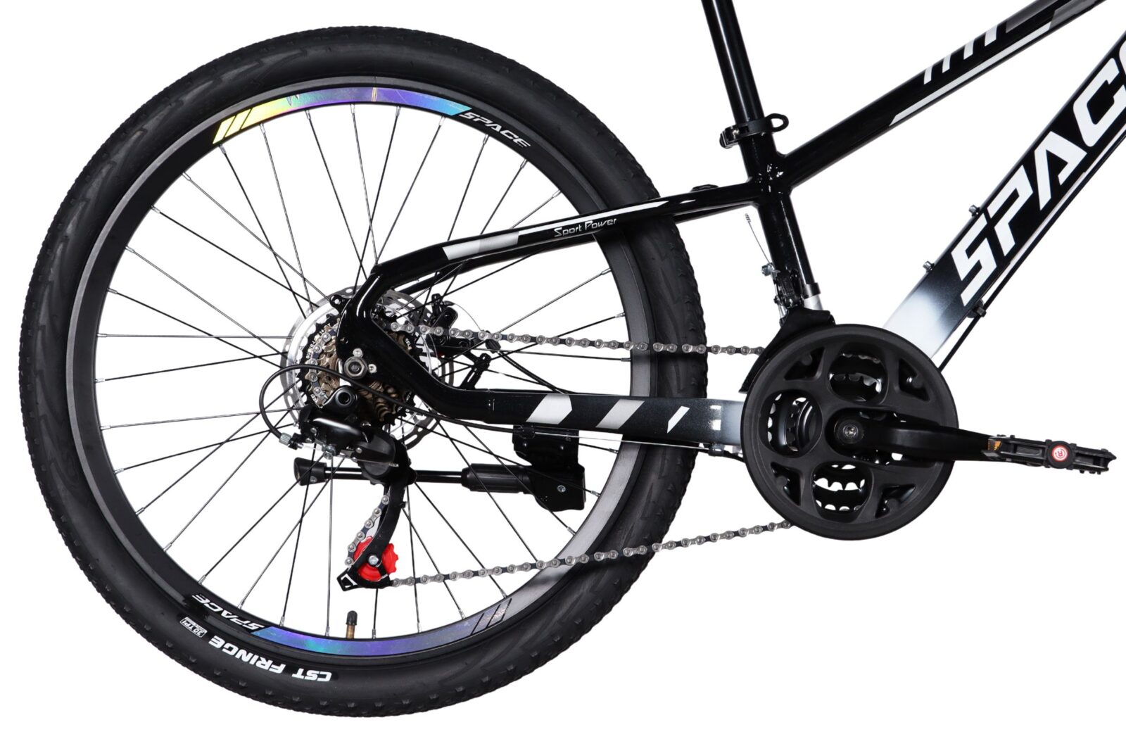 mercury 24" gyermek kerékpár alumínium, 130 160 cm, 21 sebesség, fehér/rózsaszín (copy)