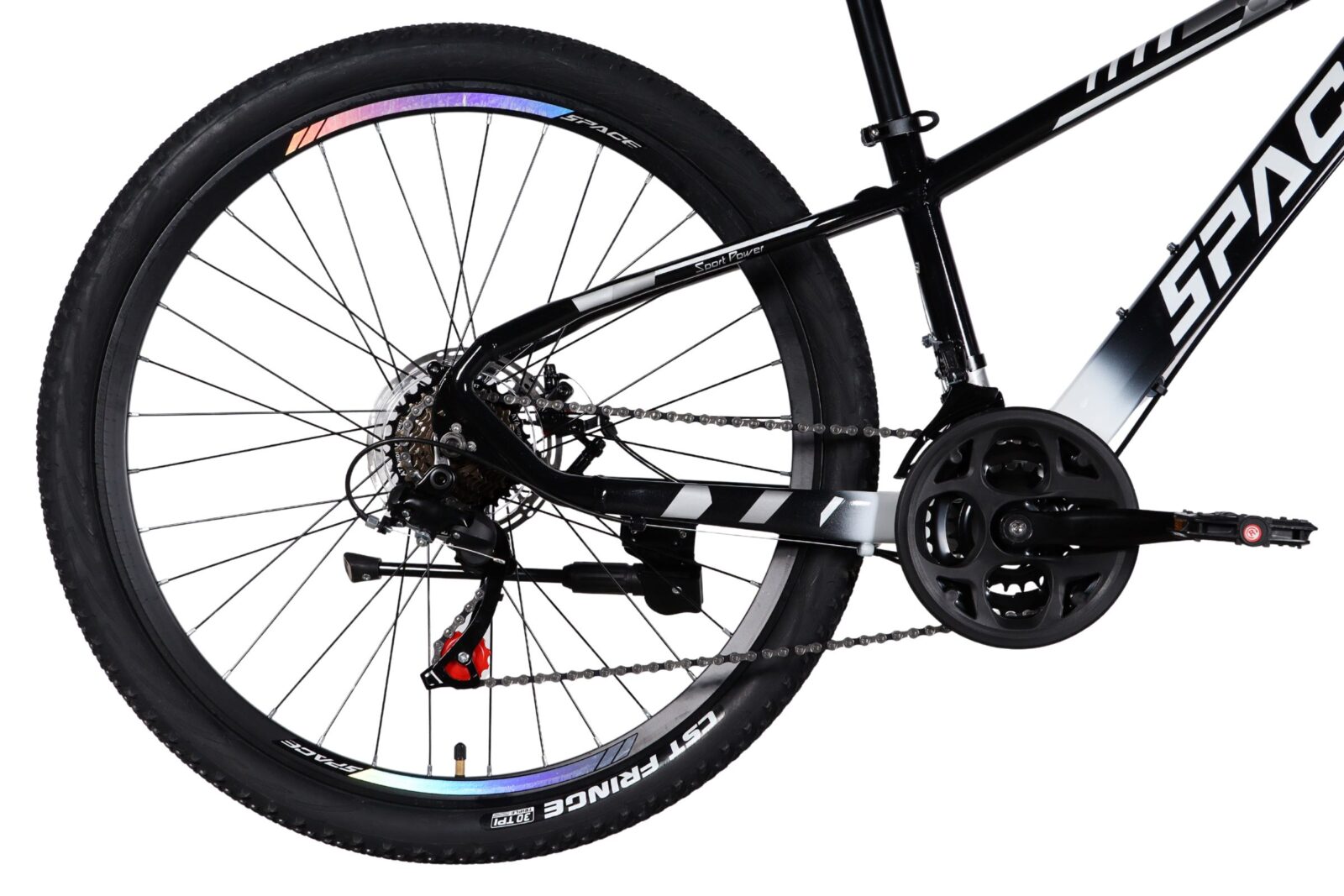 mercury mtb 26" kerékpár alumínium, 145 170 cm, 21 sebesség, fekete/piros (copy)