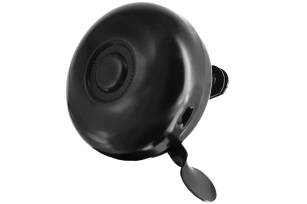 Fekete ajtócsengő részletes képe