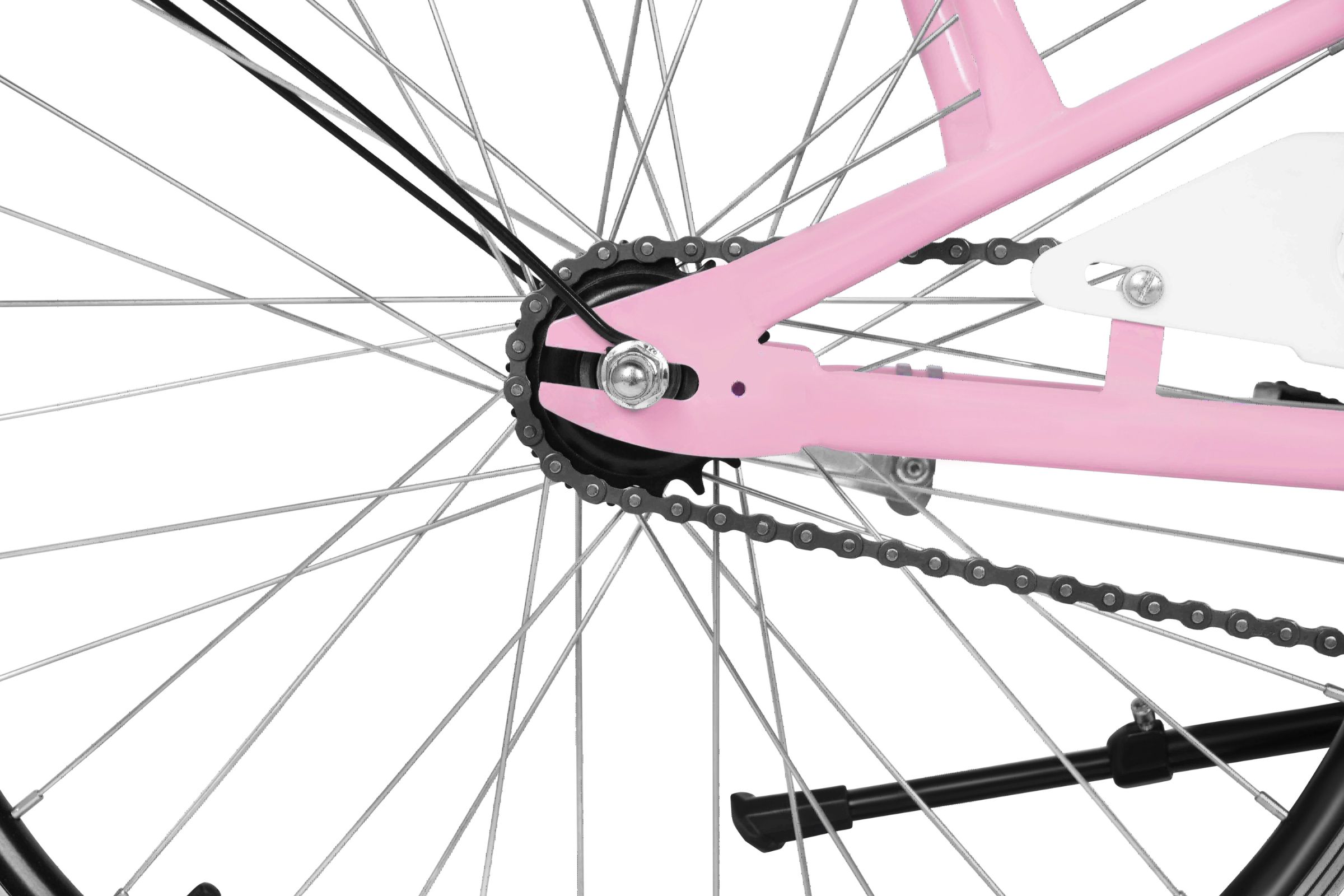 davi molli gyermek kerékpár 24", 130 165 cm, 1 sebesség, rózsaszín