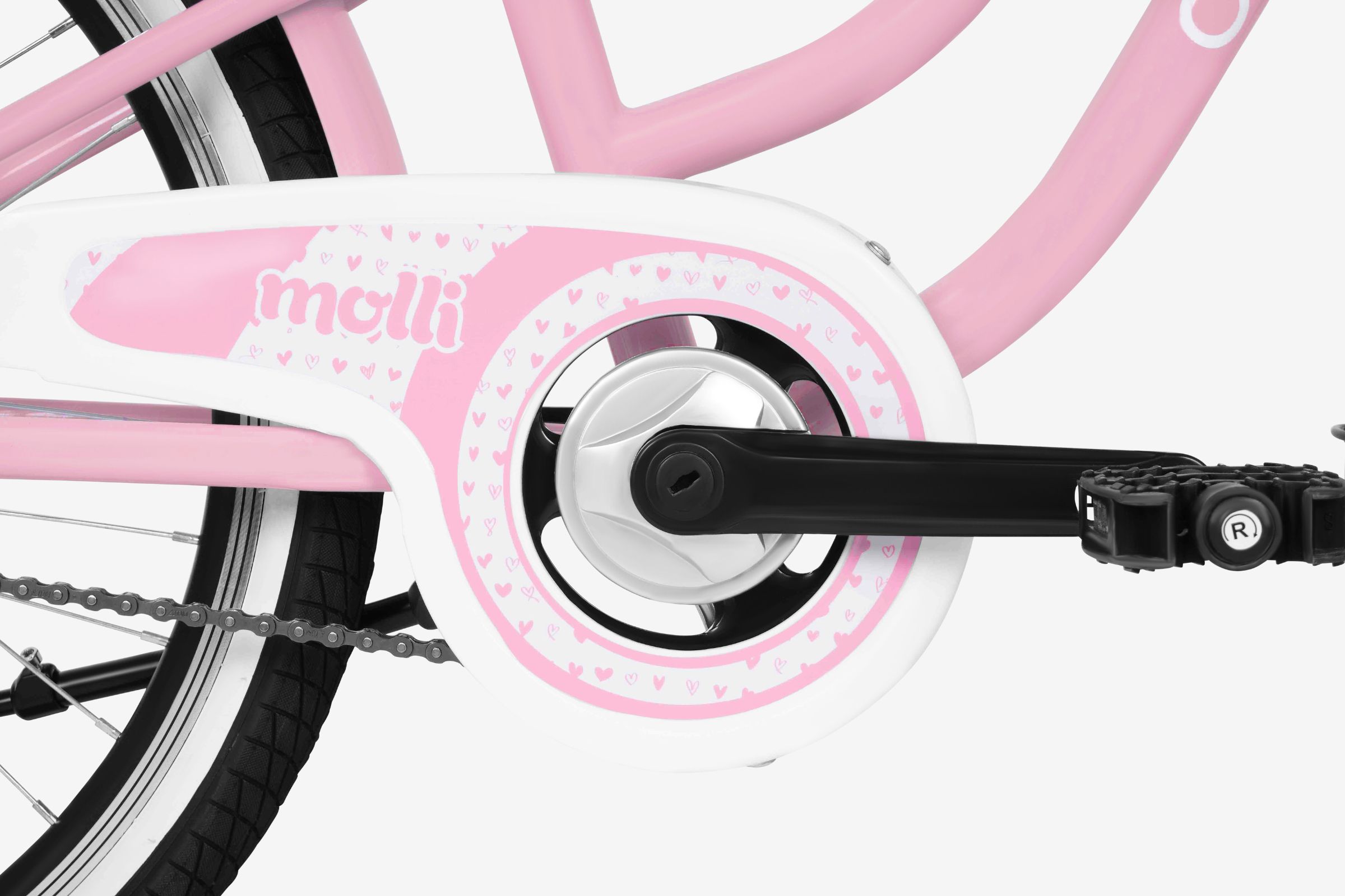 davi molli gyermek kerékpár 24", 130 165 cm, 1 sebesség, rózsaszín