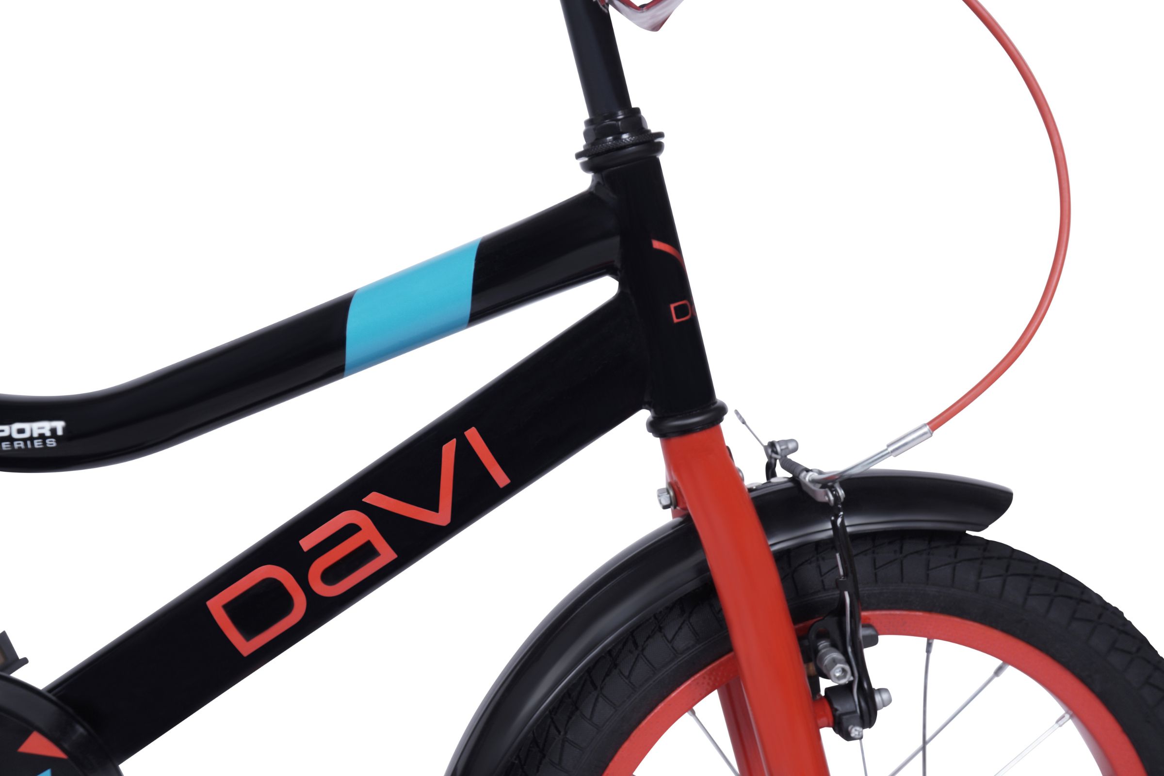 davi zippy gyermek kerékpár 16", 95 110 cm, 1 sebesség, fekete