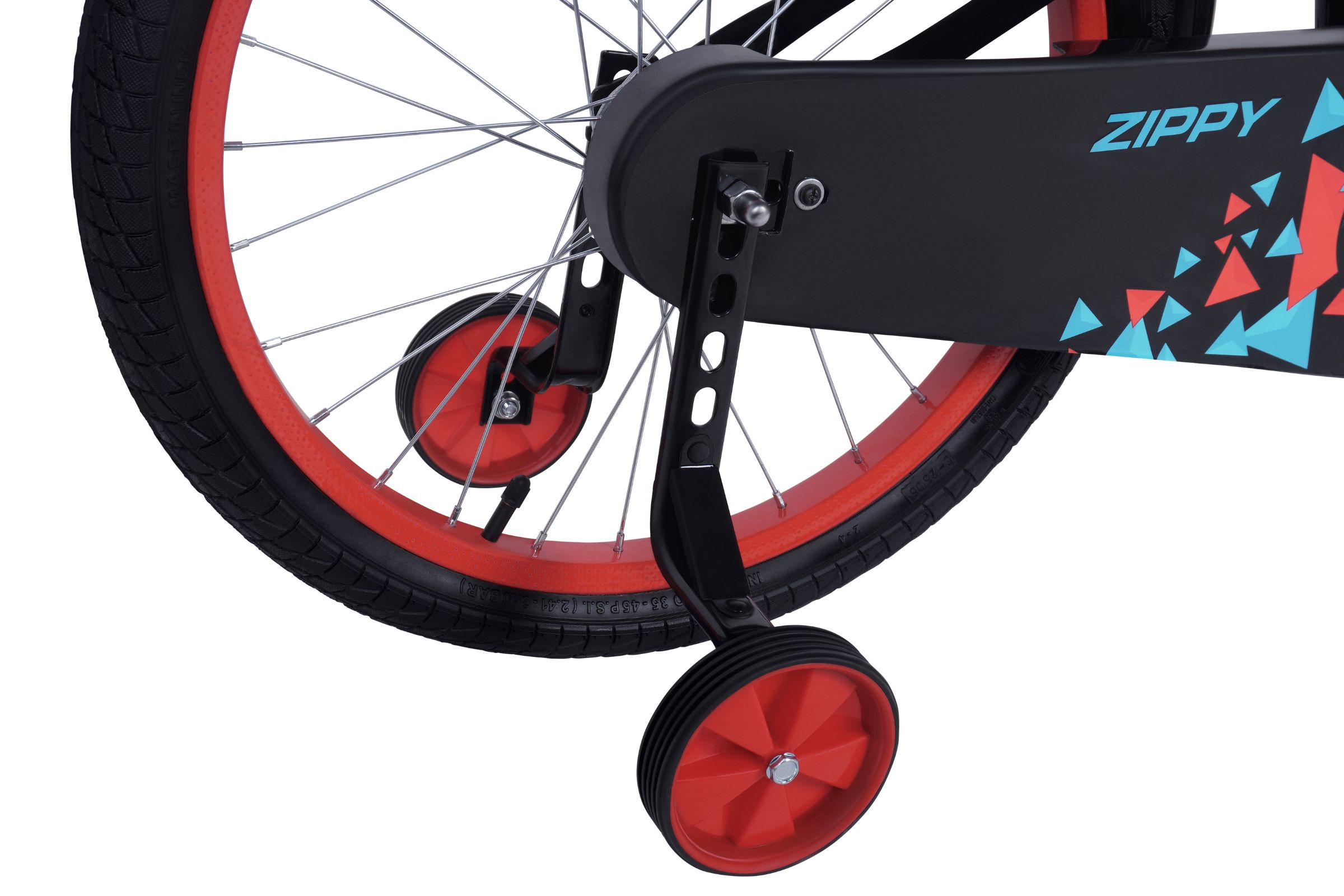 davi zippy gyermek kerékpár 20", 110 130 cm, 1 sebesség, fekete