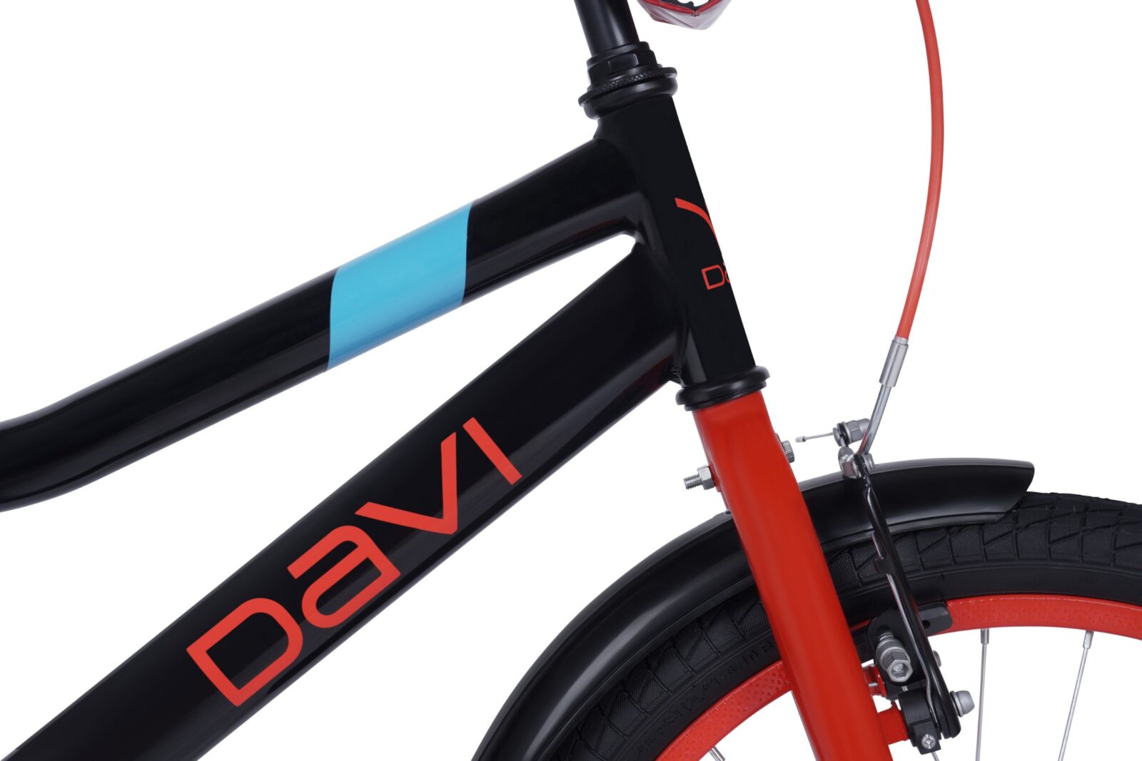 davi zippy gyermek kerékpár 20", 110 130 cm, 1 sebesség, fekete