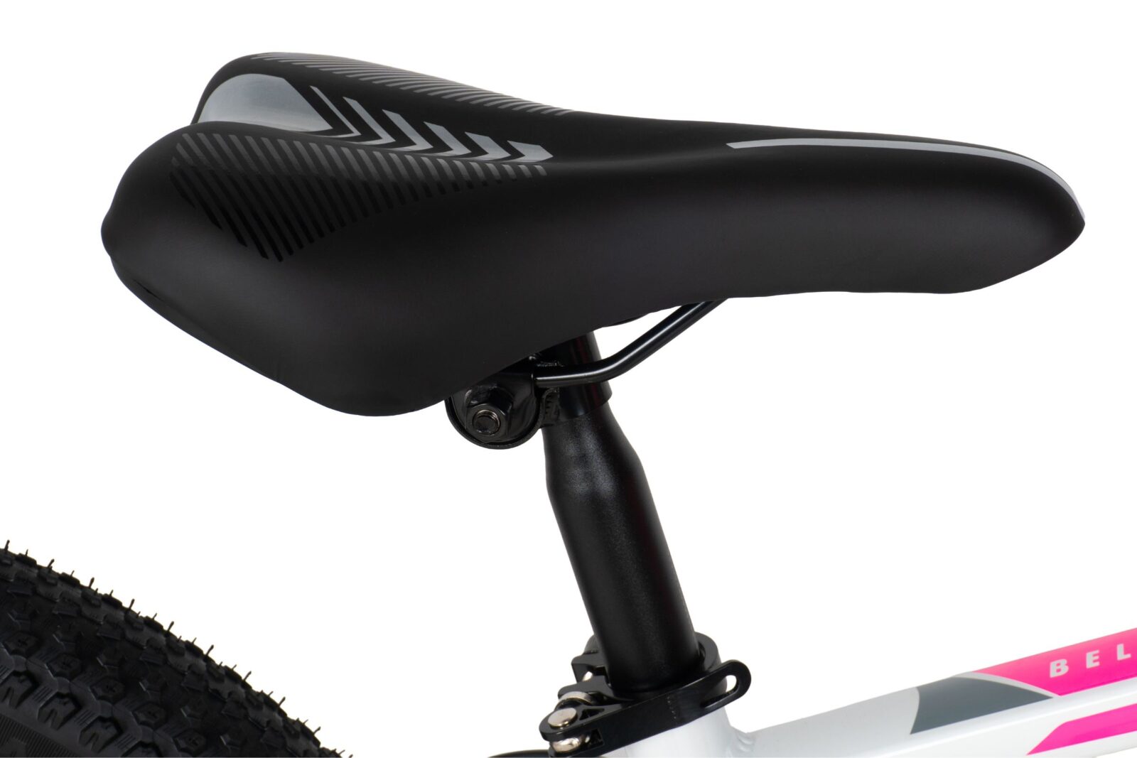 bicicleta mtb davi bella aluminiu, 27.5", 160 185 cm, 21 viteze, alb/roz