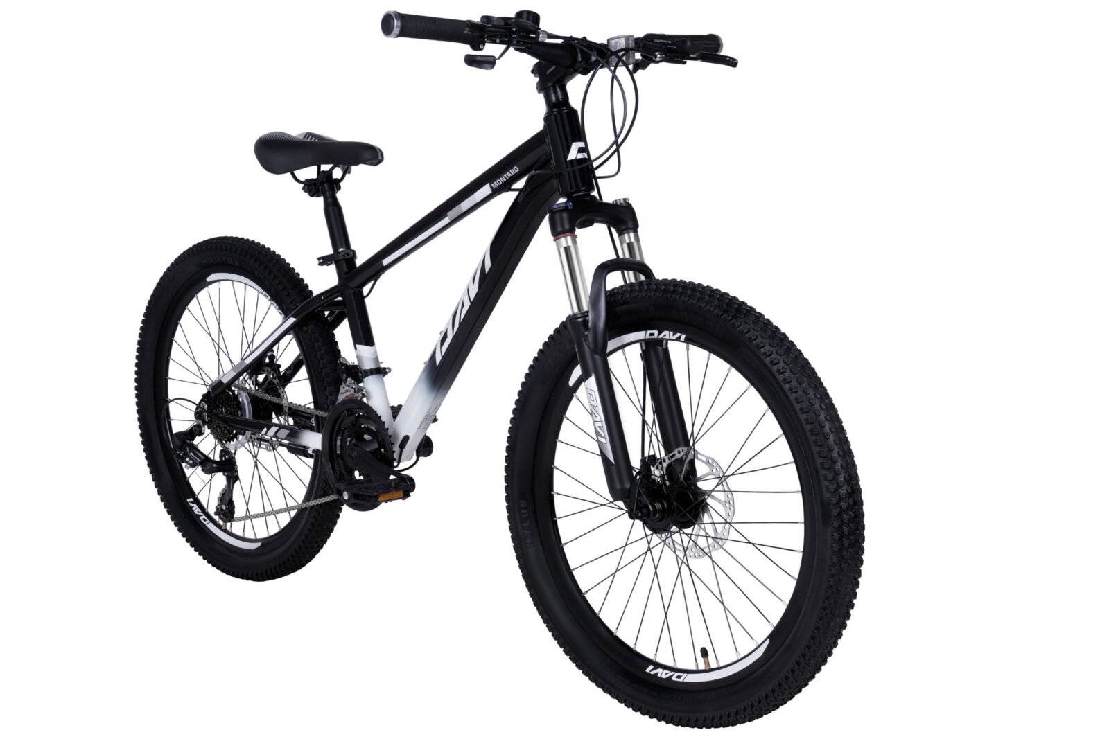 bicicleta copii davi montaro aluminiu, 24", 130 160 cm, 21 viteze, negru/roşu (copy)