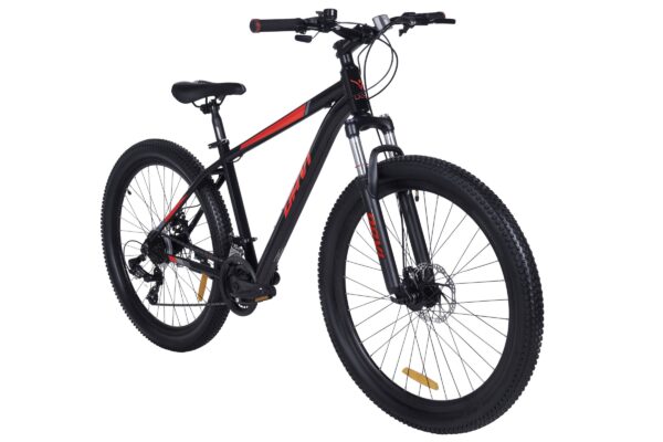 bicicleta mtb davi montaro aluminiu, 27,5", 160 185 cm, 21 viteze, negru/rosu (copy)