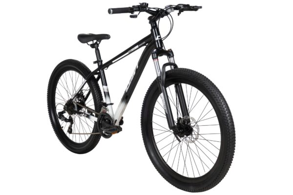 bicicleta mtb davi montaro aluminiu, 27.5", 160 185 cm, 21 viteze, negru/alb