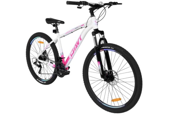 davi bella alumínium mtb kerékpár, 27,5", 160 185 cm, 21 sebesség, rózsaszín/fehér (copy)