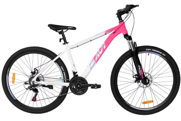 davi montaro alumínium mtb kerékpár, 27.5", 160 185 cm, 21 sebesség, fekete/piros (copy)