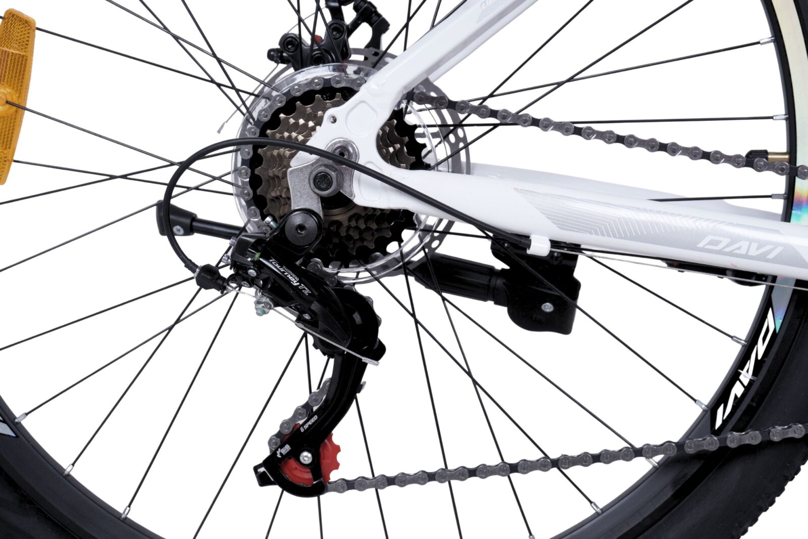 davi montaro alumínium mtb kerékpár, 27.5", 160 185 cm, 21 sebesség, fekete/piros (copy)