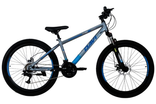 bicicleta mtb davi terrano 26", 145 170 cm, 21 viteze, rosu/negru (copy)