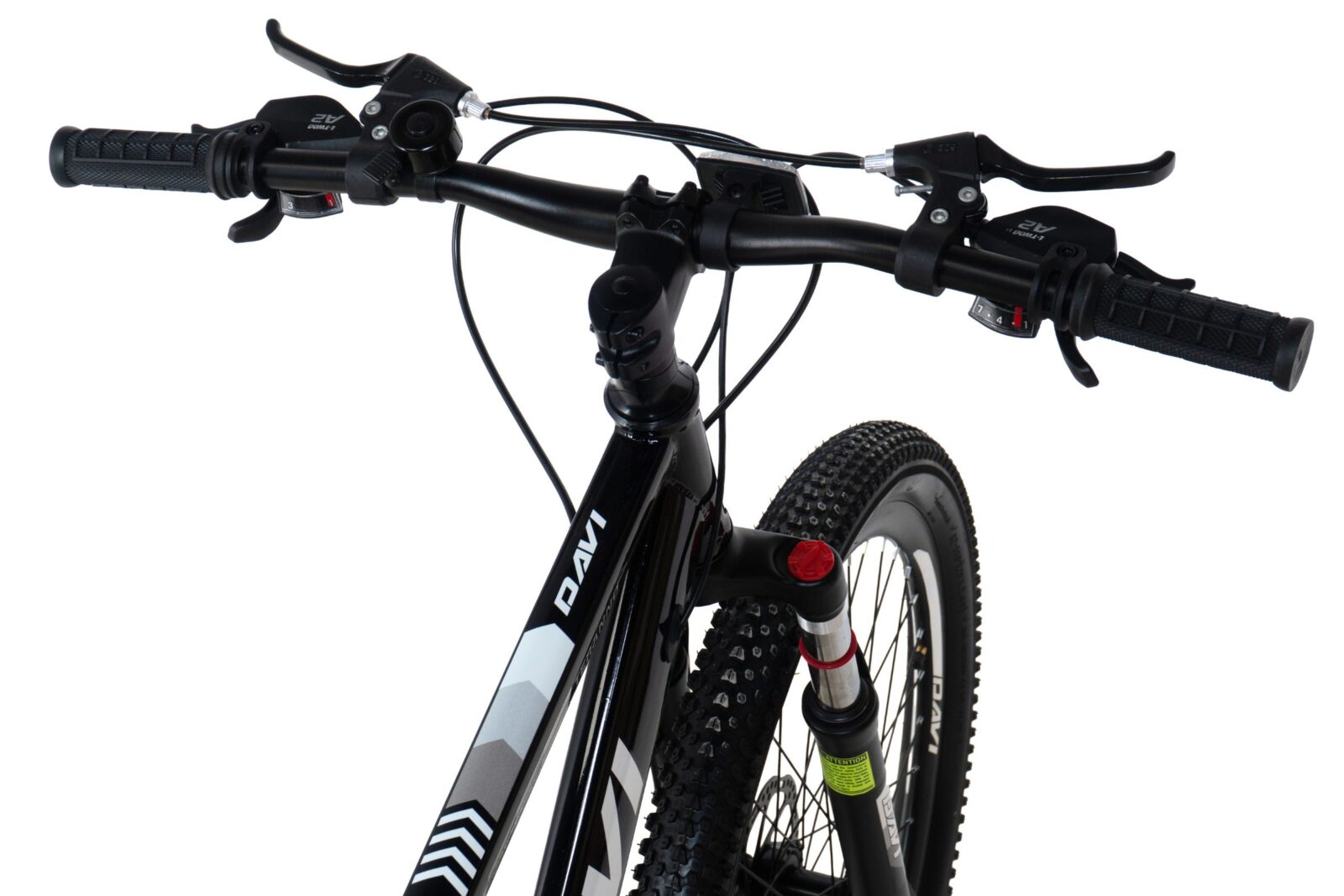 bicicleta mtb davi terrano 26", 145 170 cm, 21 viteze, negru/alb