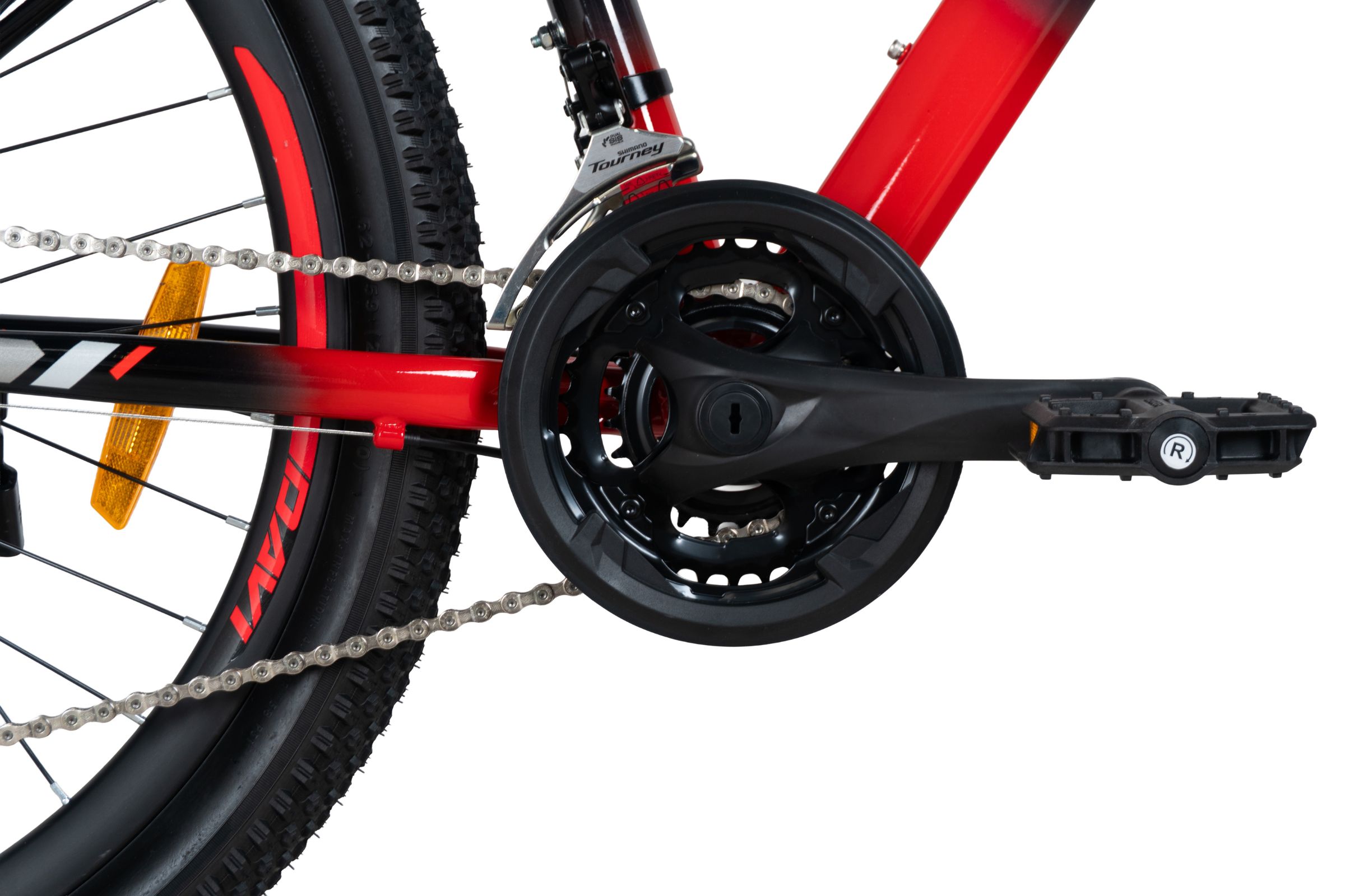 davi montaro alumínium mtb kerékpár, 26", 145 170 cm, 21 sebesség, fekete/ piros
