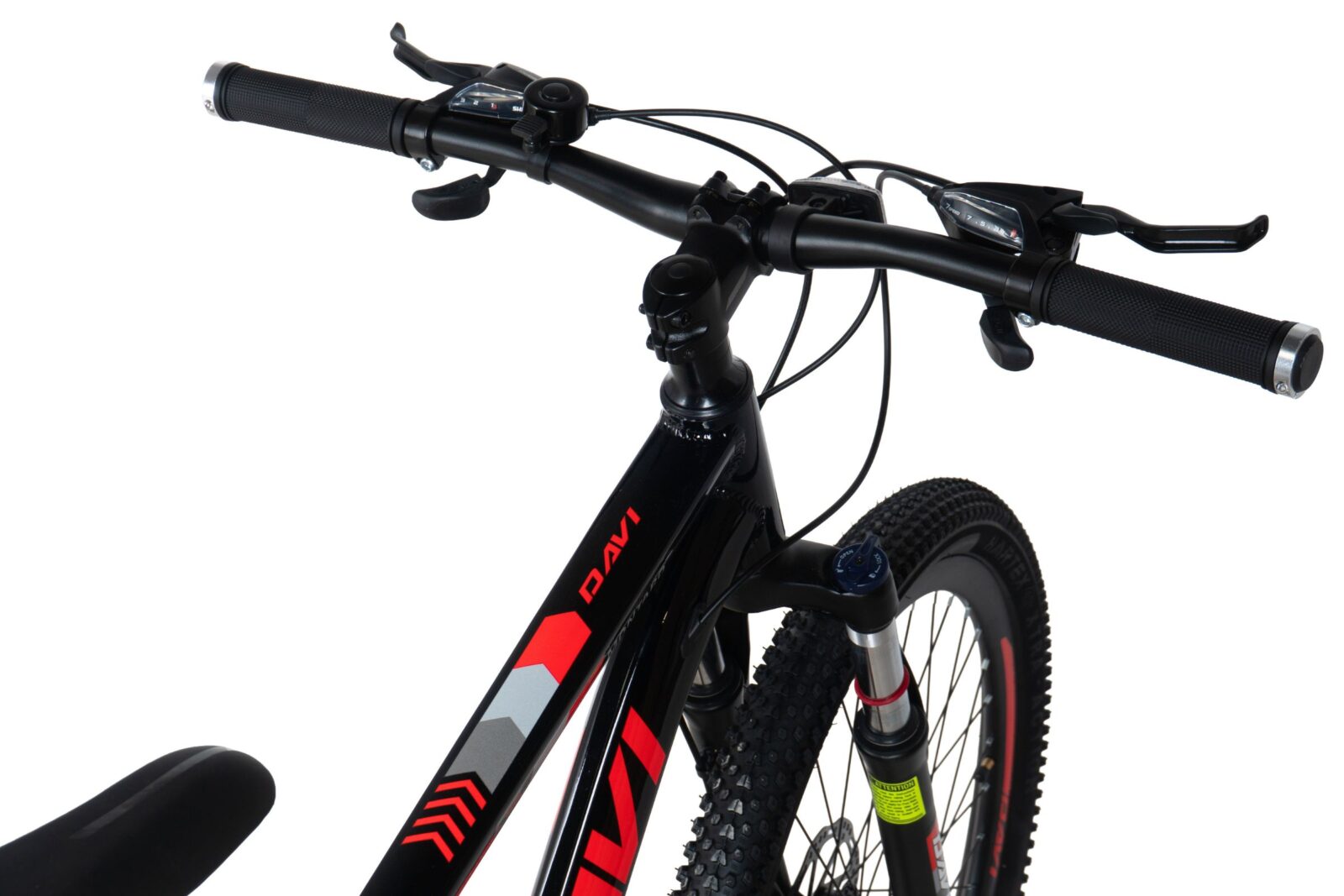 davi montaro alumínium mtb kerékpár, 26", 145 170 cm, 21 sebesség, fekete/ piros