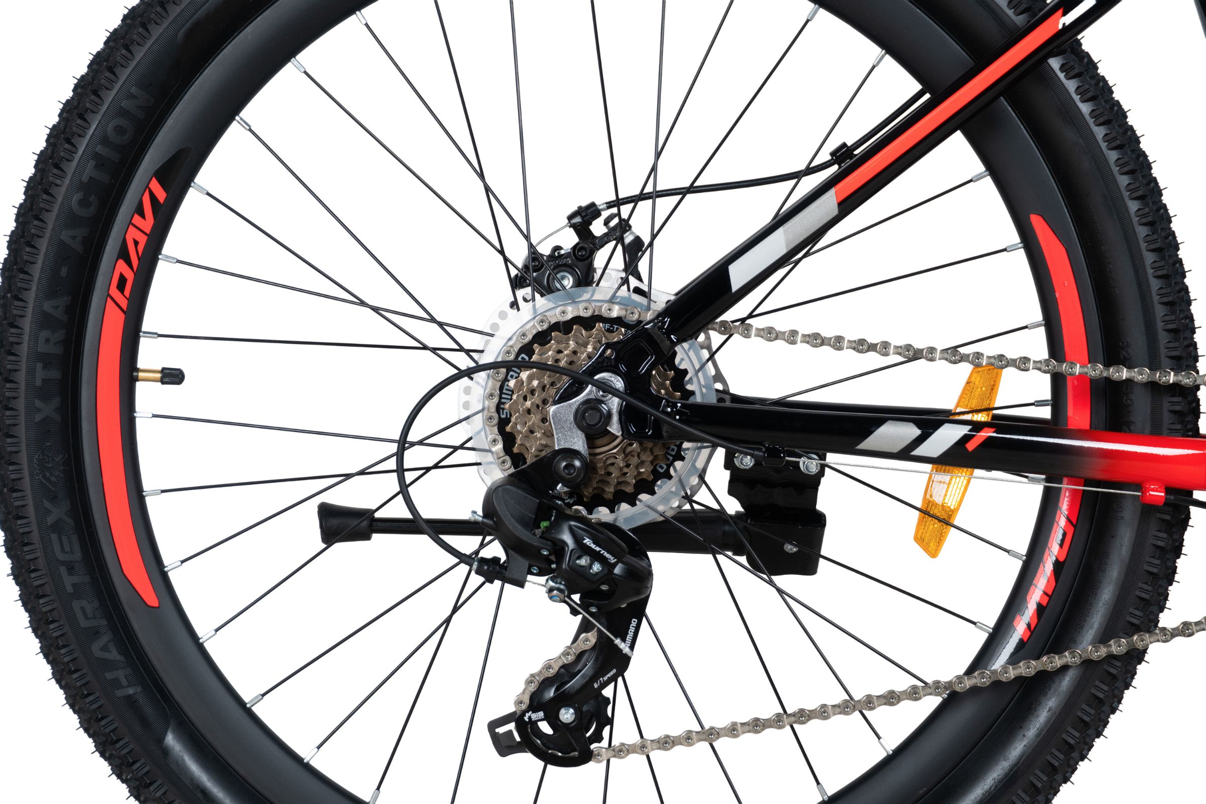 davi montaro alumínium mtb kerékpár, 26", 145 170 cm, 21 sebesség, fekete/ piros