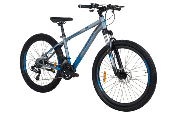 davi montaro alumínium mtb kerékpár, 26", 145 170 cm, 21 sebesség, szürke/kék
