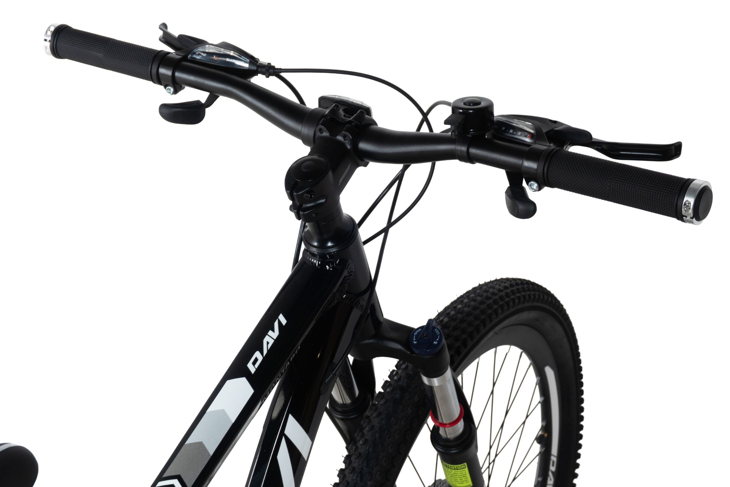 davi montaro alumínium mtb kerékpár, 26", 145 170 cm, 21 sebesség, fekete/piros (copy)