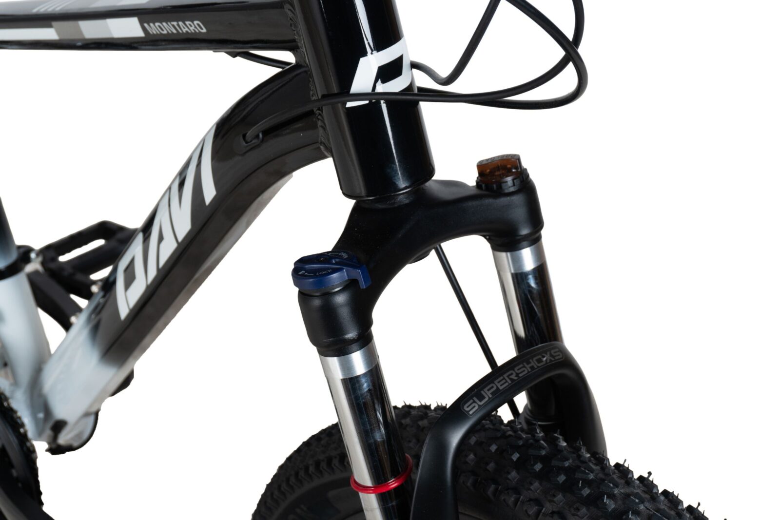 davi montaro alumínium mtb kerékpár, 26", 145 170 cm, 21 sebesség, fekete/piros (copy)