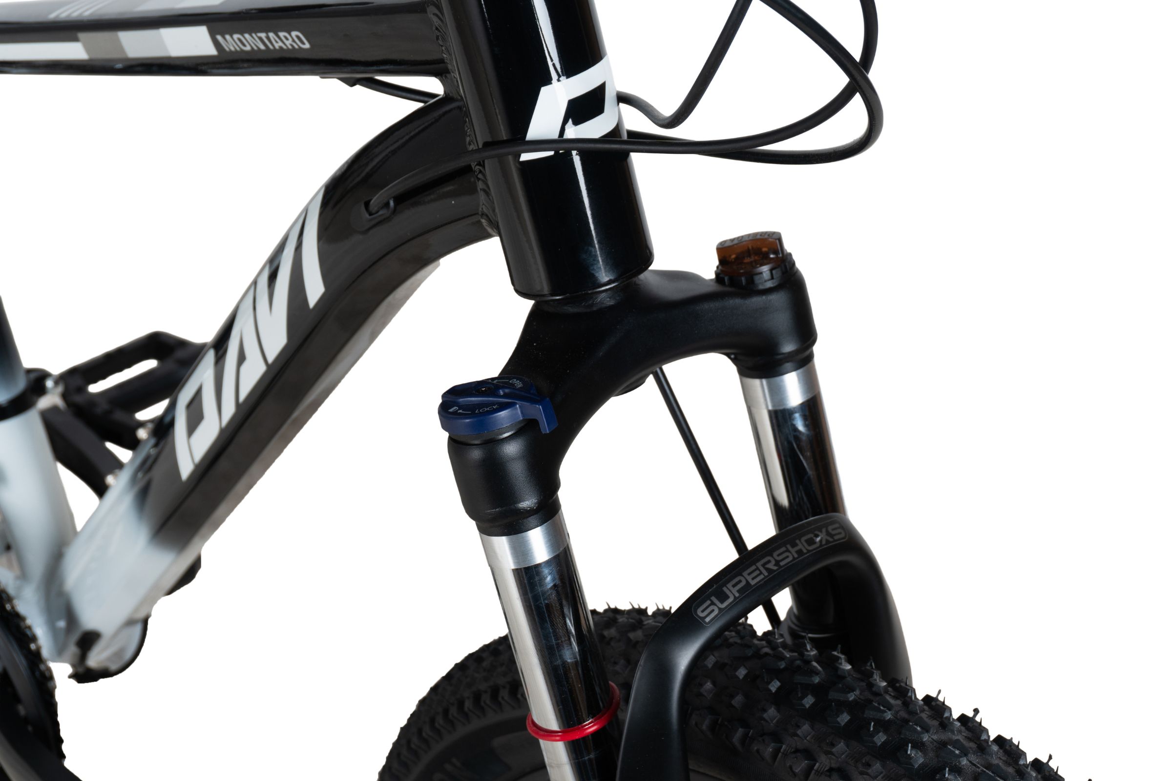 davi montaro alumínium mtb kerékpár, 26", 145 170 cm, 21 sebesség, fekete/piros (copy)