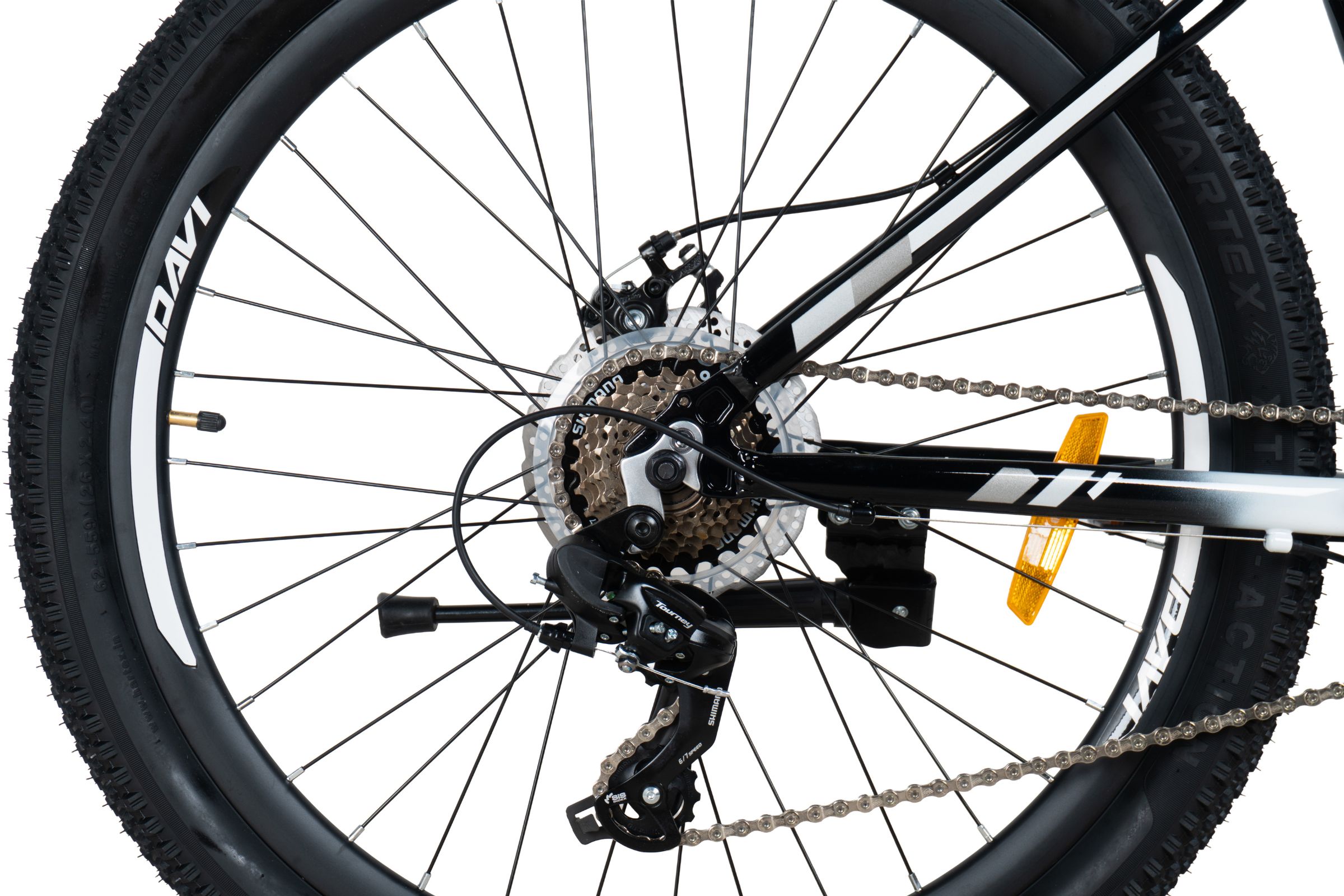 davi montaro alumínium mtb kerékpár, 26", 145 170 cm, 21 sebesség, fekete/piros (copy)